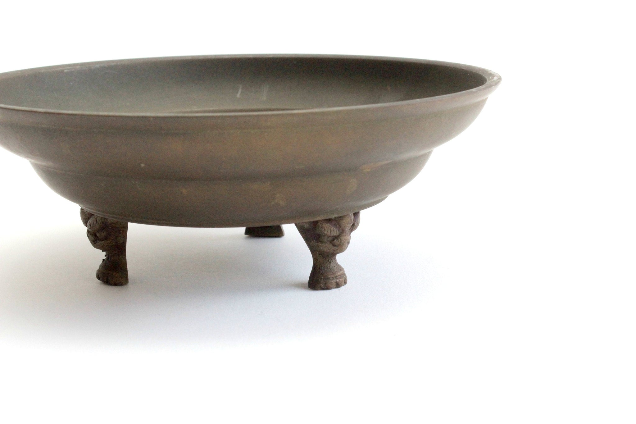Vintage Brass Trinket Dish, Brass Bowl