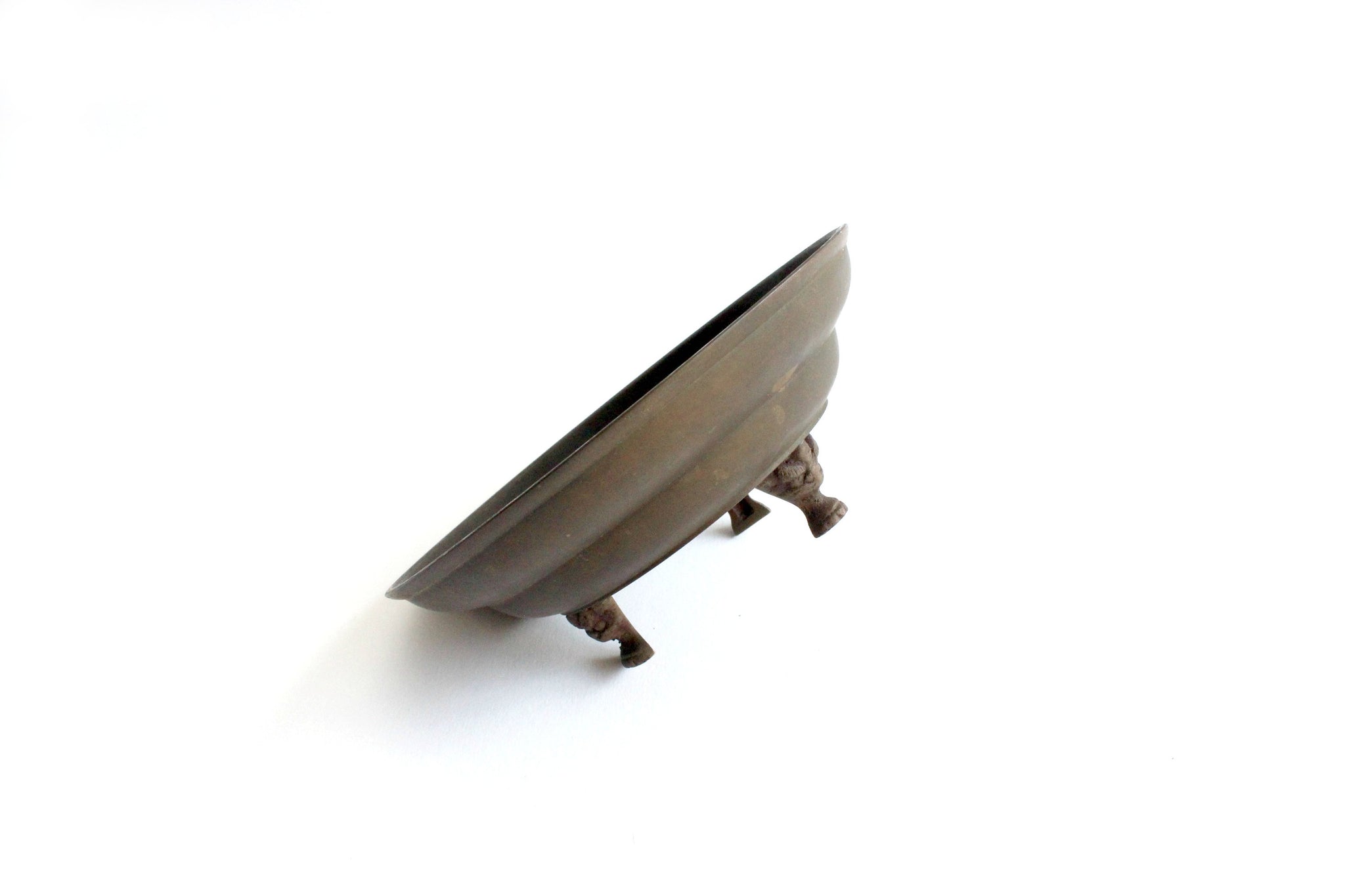 Vintage Brass Trinket Dish, Brass Bowl