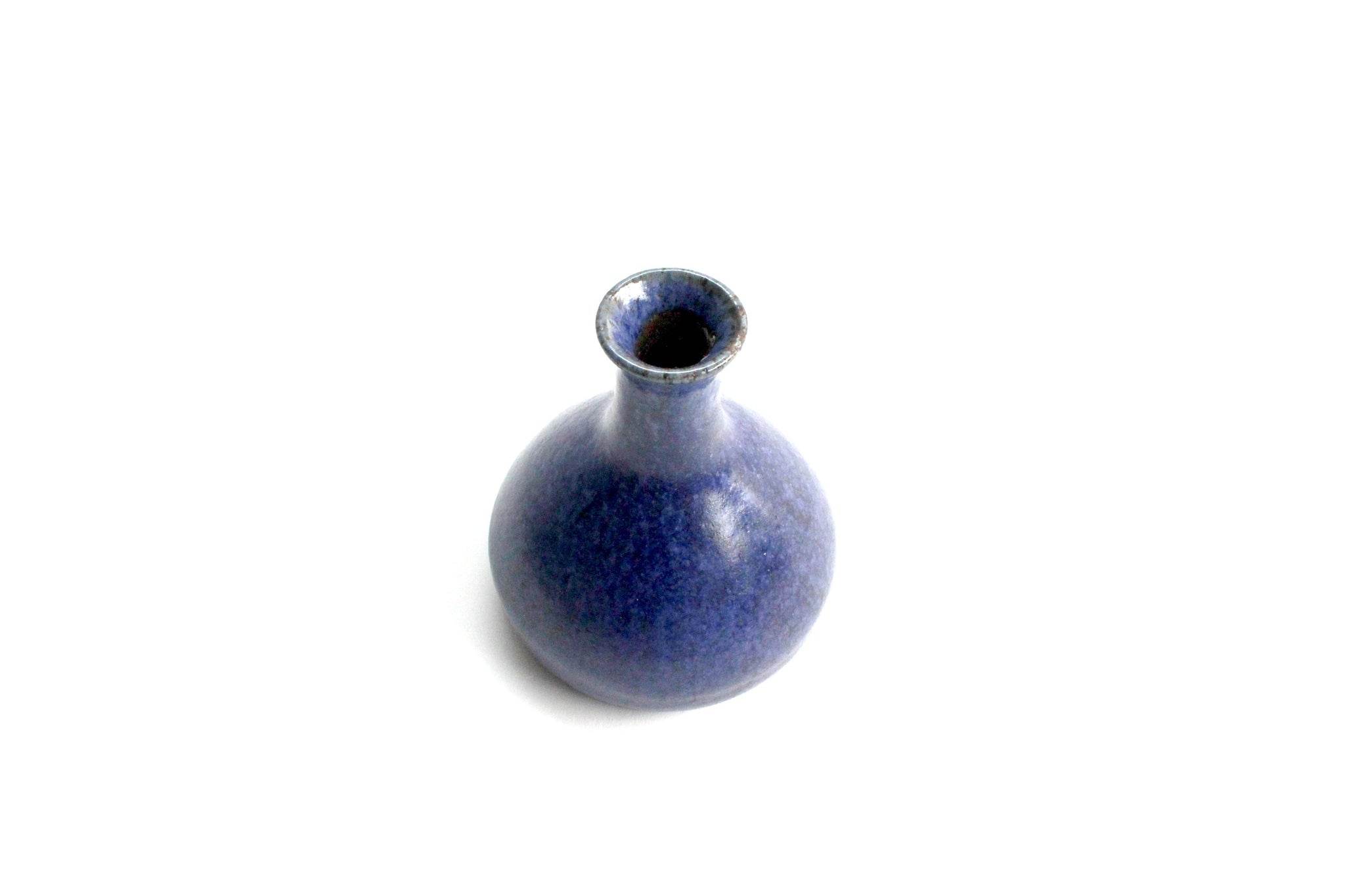 Vintage Stoneware Bud Vase, Hand Made Pottery