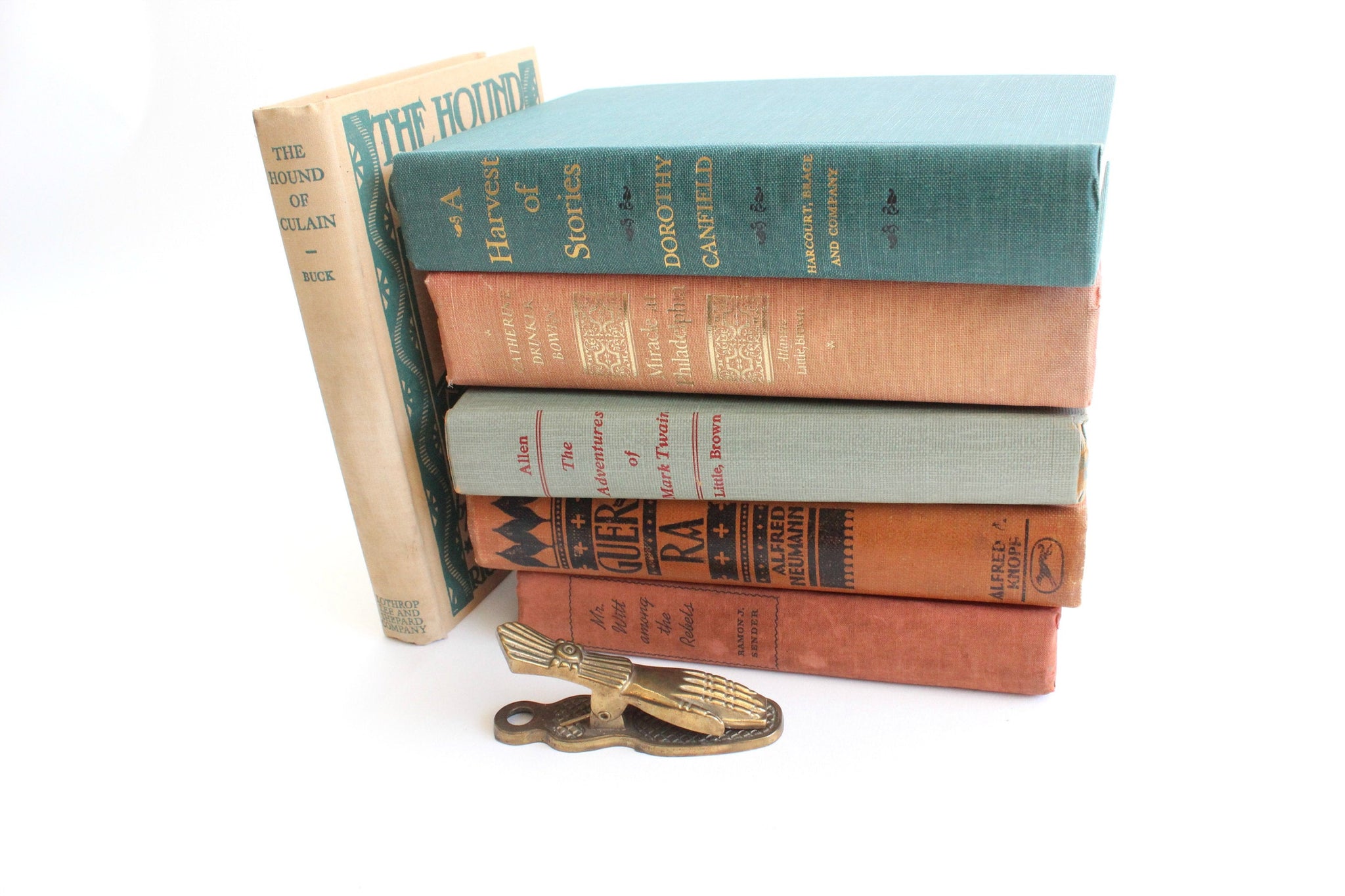 Vintage Brass Clip, Card Holder, Photo Holder, Paper Bag Clip