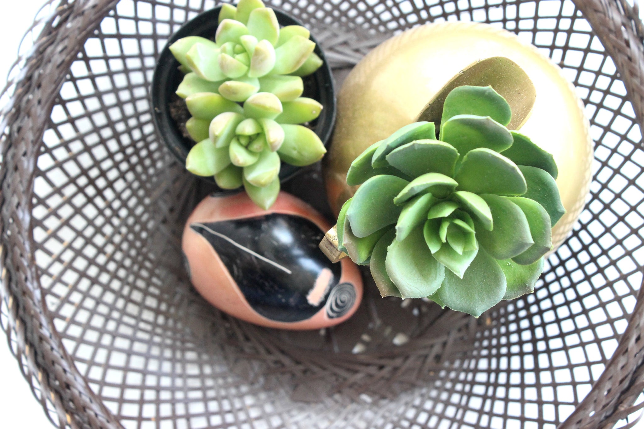 Decorative Stone Egg Figurine, Tribal Inspired Decor, Hand Etched & Painted Easter Egg