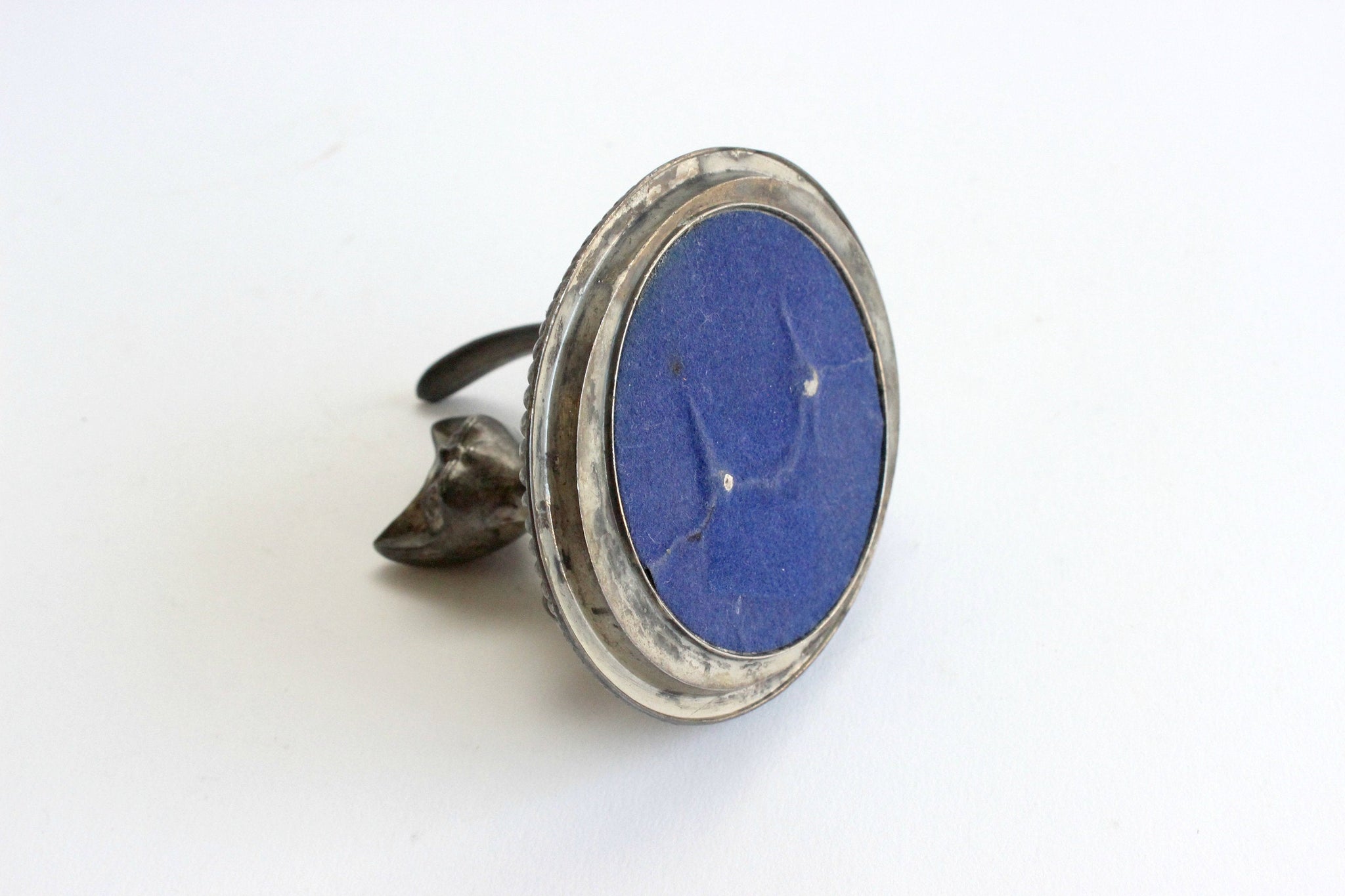Silver Plated Kitty Cat Ring Holder, Cat Lover's Gift, Engagement Gift