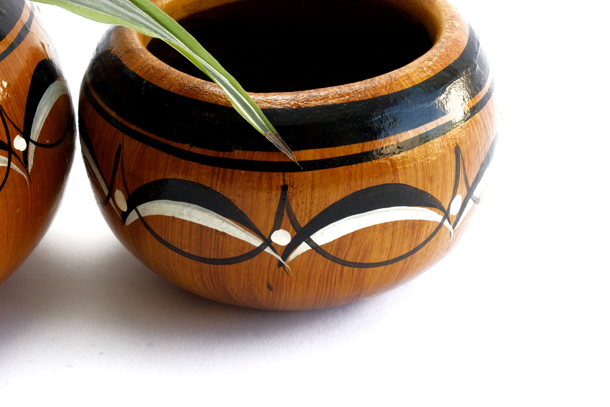Hand Painted Indoor Planters, Mexican Ceramic Planters
