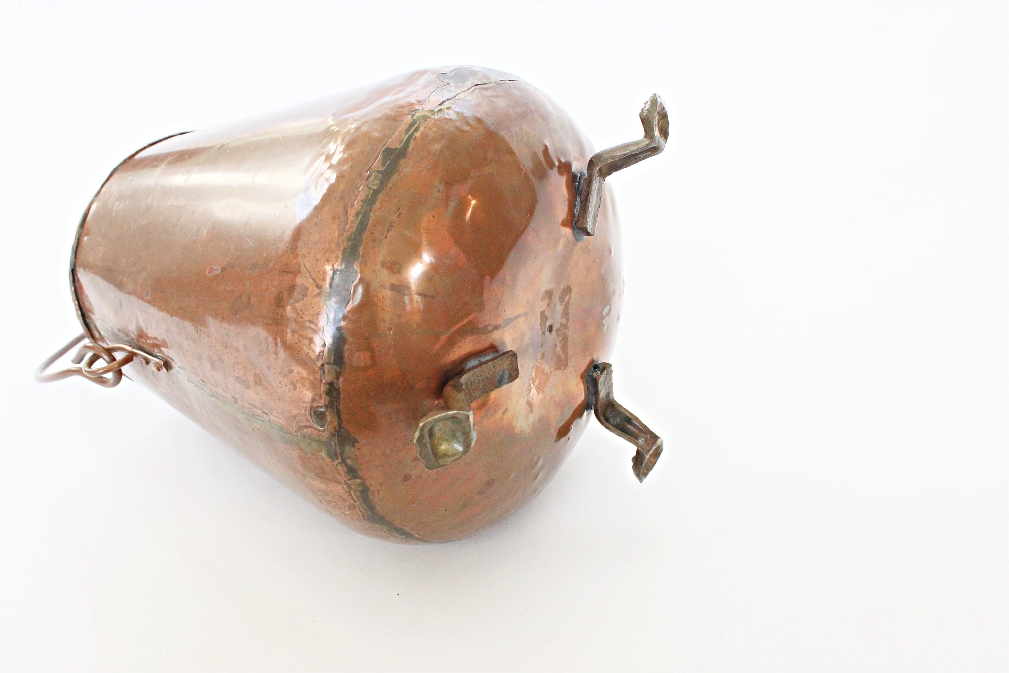 antique copper pot