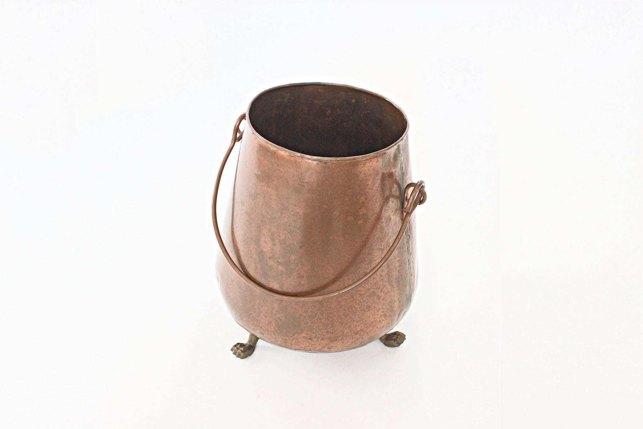 antique copper pot