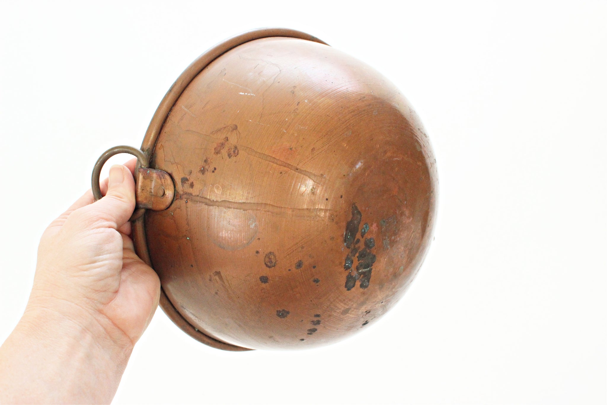 Antique Copper Mixing Bowl