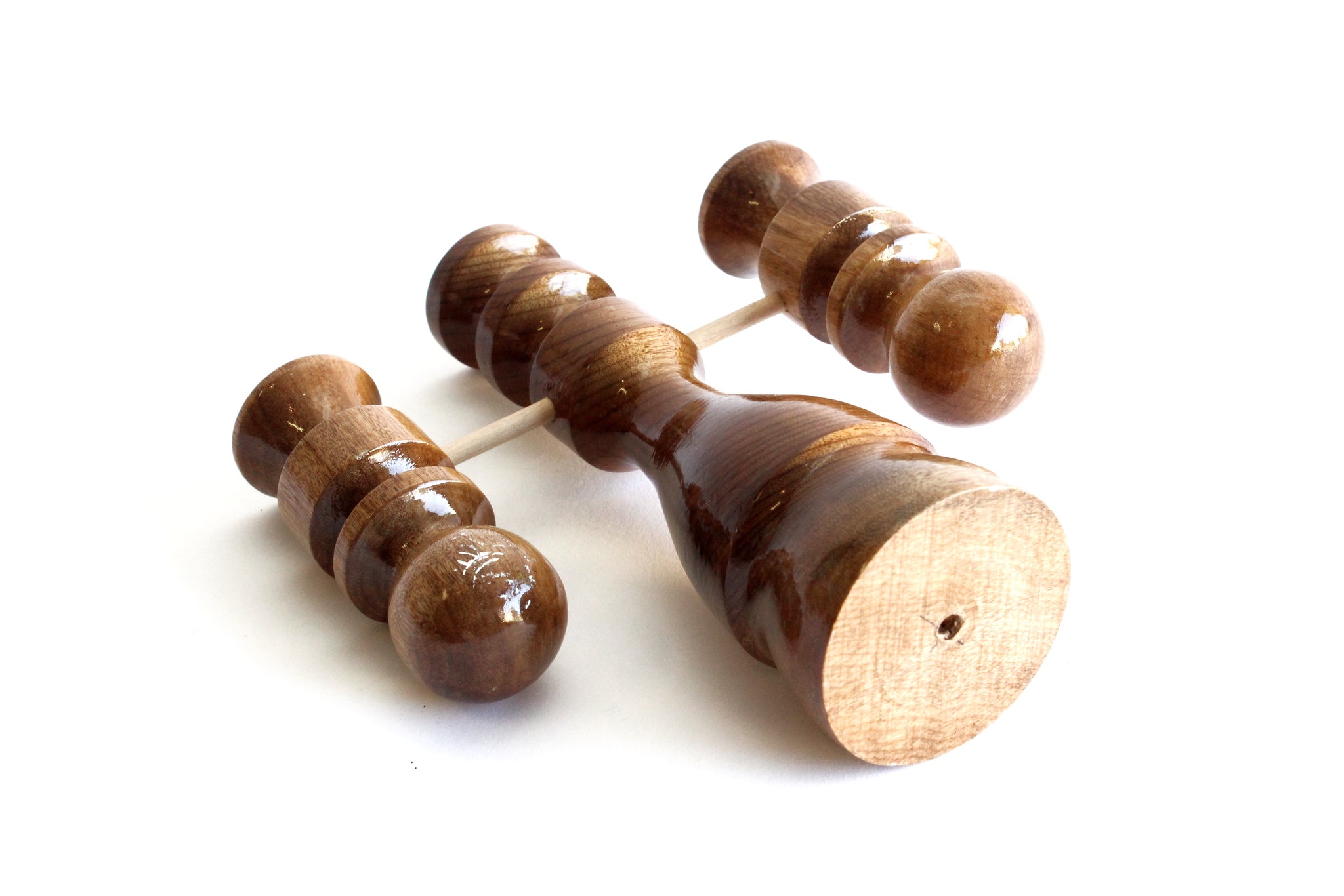 Wood Candlestick Holder, Mid Century Modern Home Decor