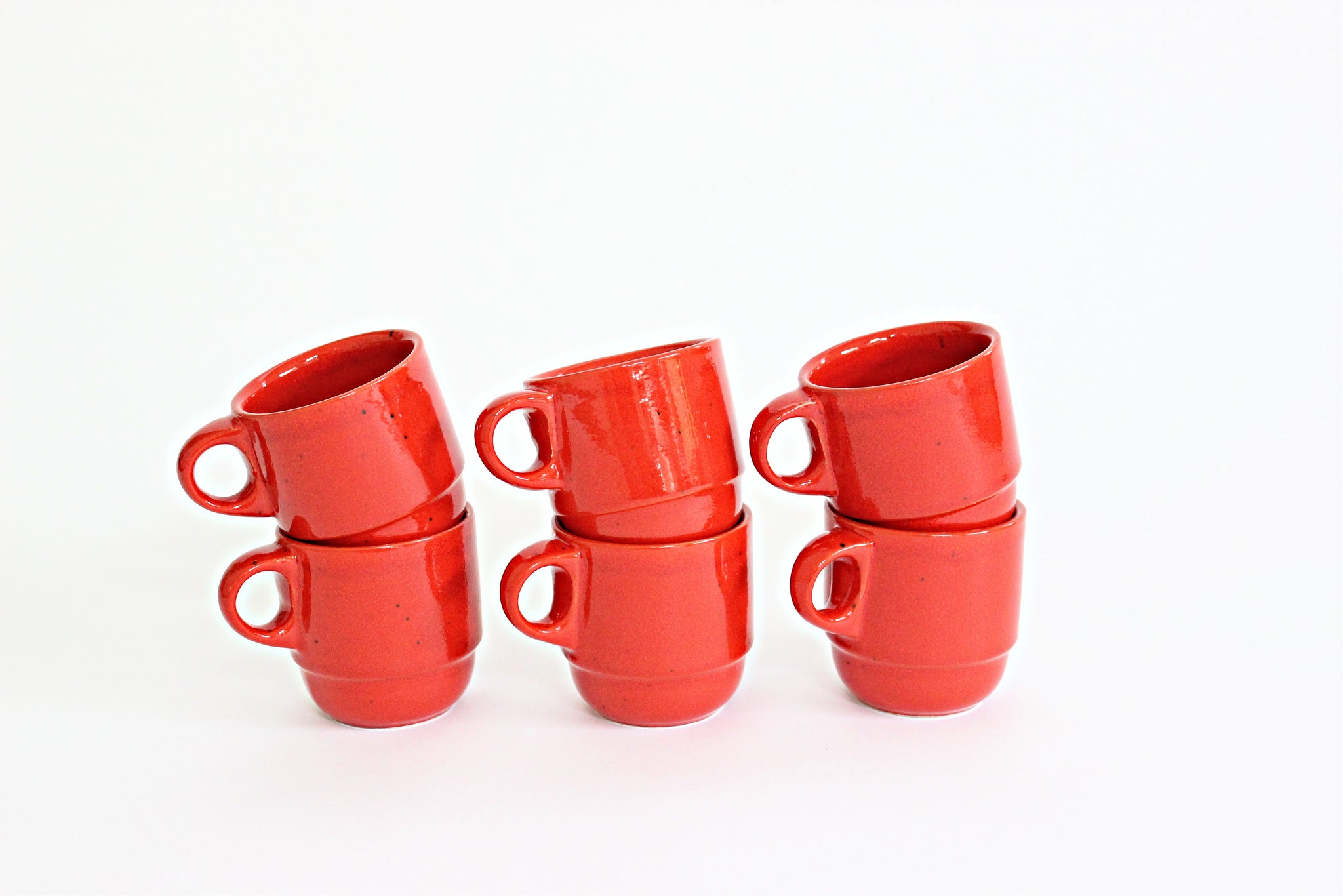 orange kitchen coffee mugs sustainable home
