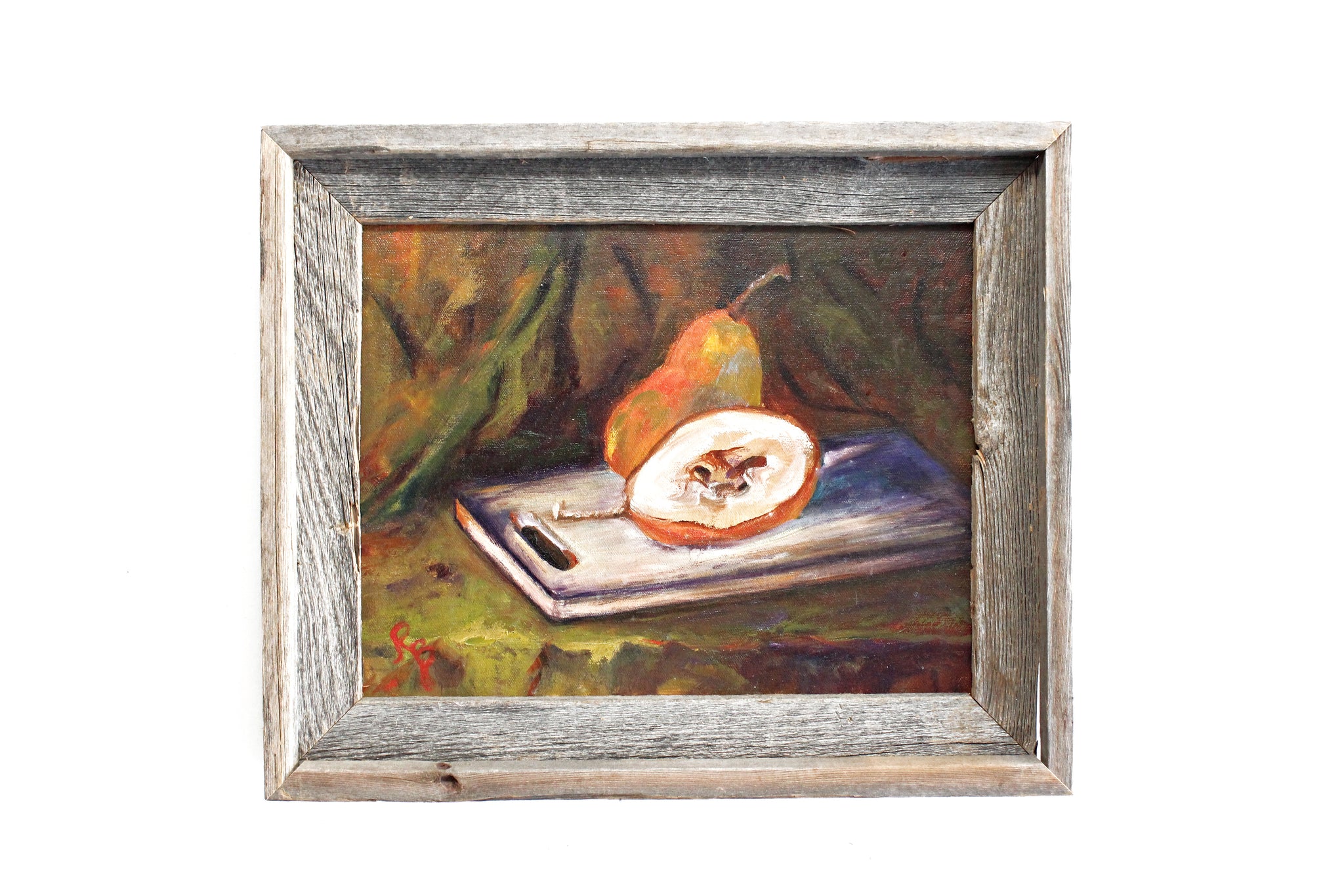 Vintage Original Painting, Oil On Canvas Still Life