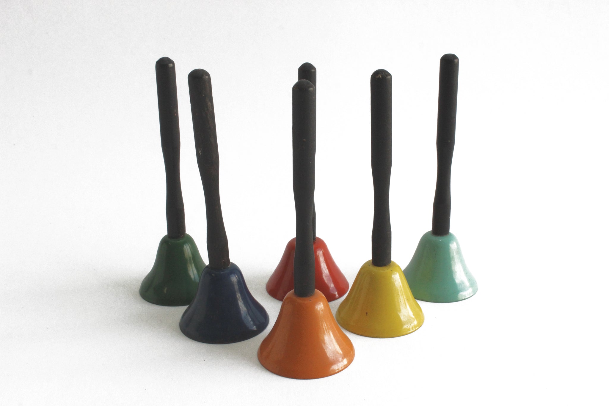 Vintage Music Class Hand Bells, Learning Bells