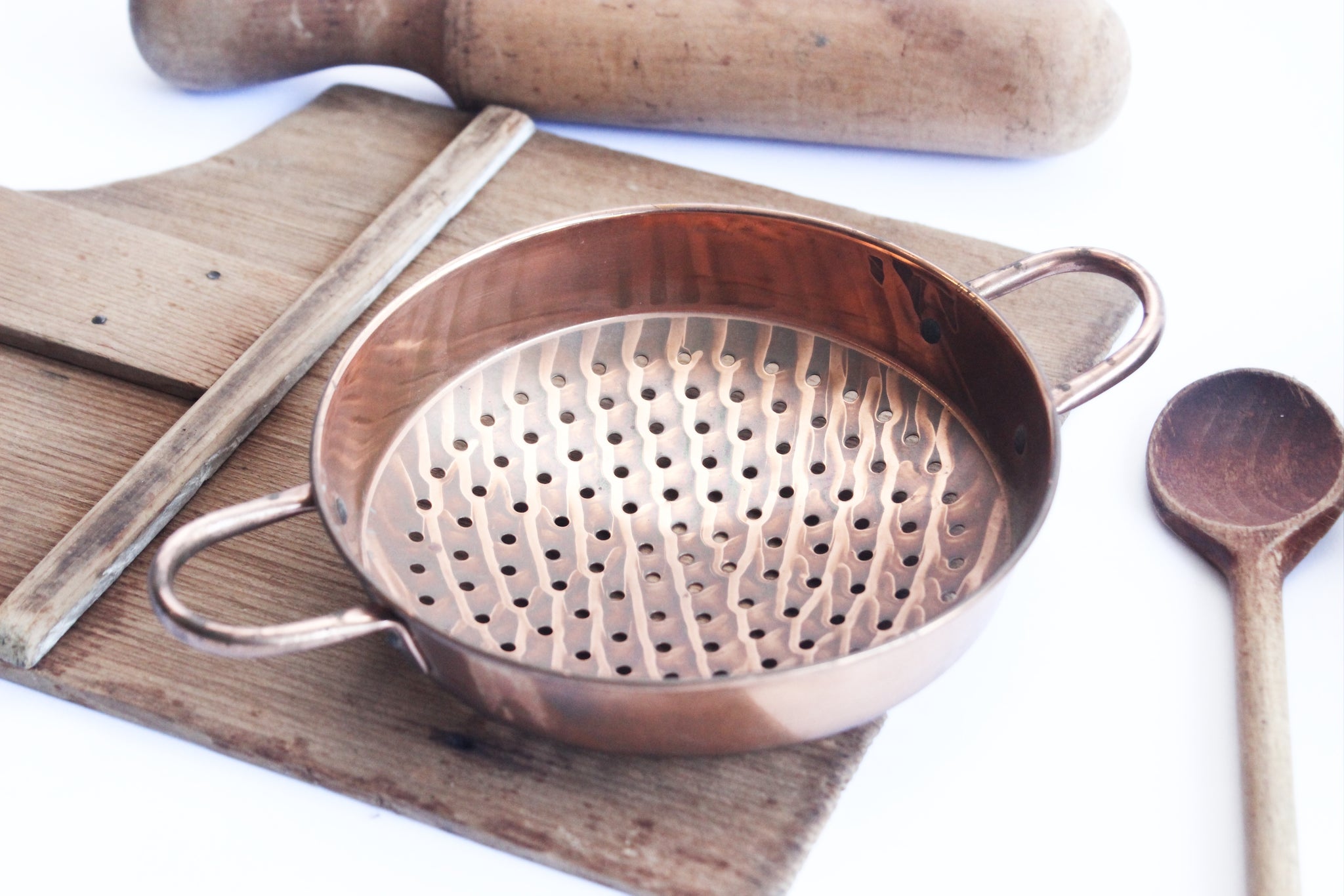 Copper Sifter, Vintage Strainer/Colander