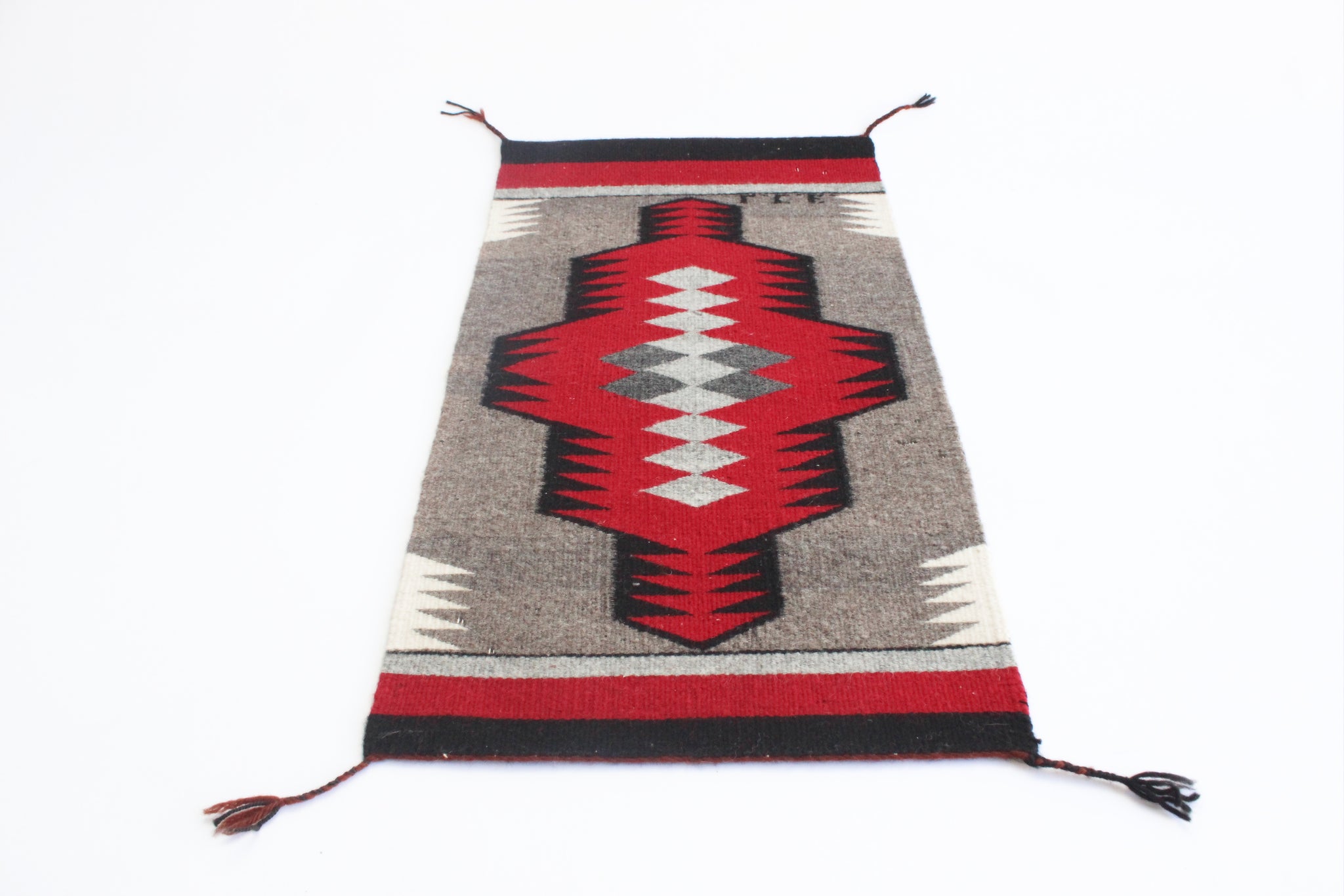 Authentic Navajo Rug, Woven Wall Decor, Table Top Accent