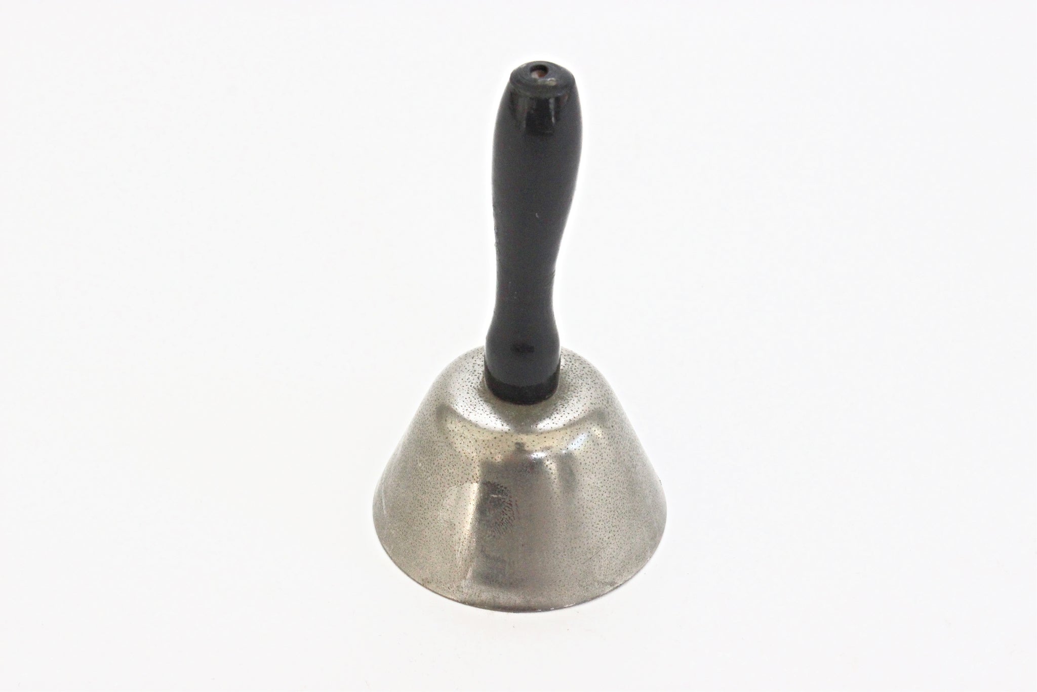 Stainless Steel Hand Bell, Vintage Teacher's Bell, Homeschool Supply
