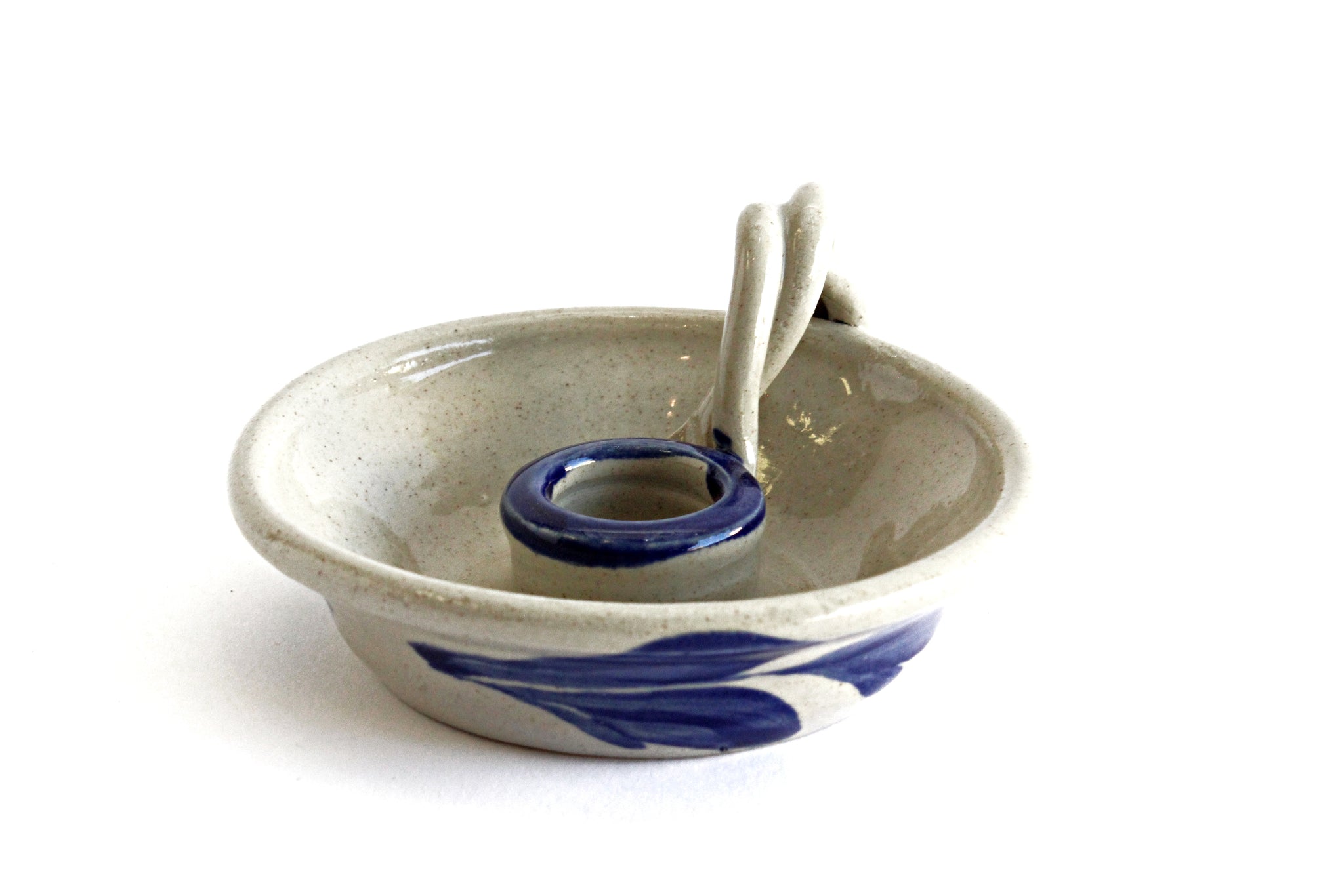 Stoneware Candlestick Holder, Boho Home Decor