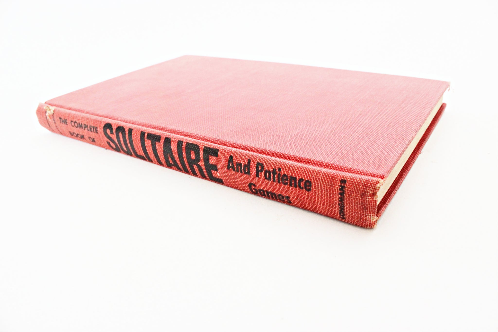 Vintage Book on Solitaire, "The Complete Book of Solitaire and Patience Games"
