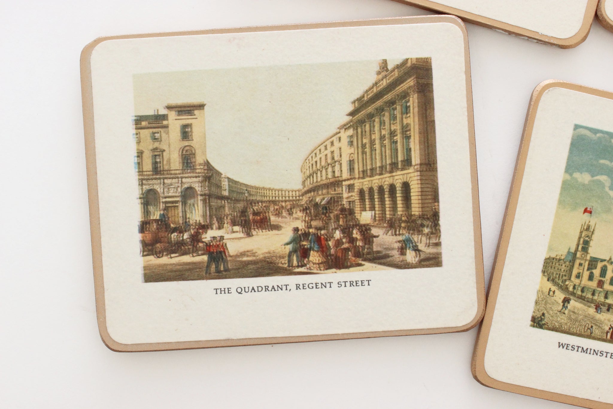 Vintage English Souvenir Coasters