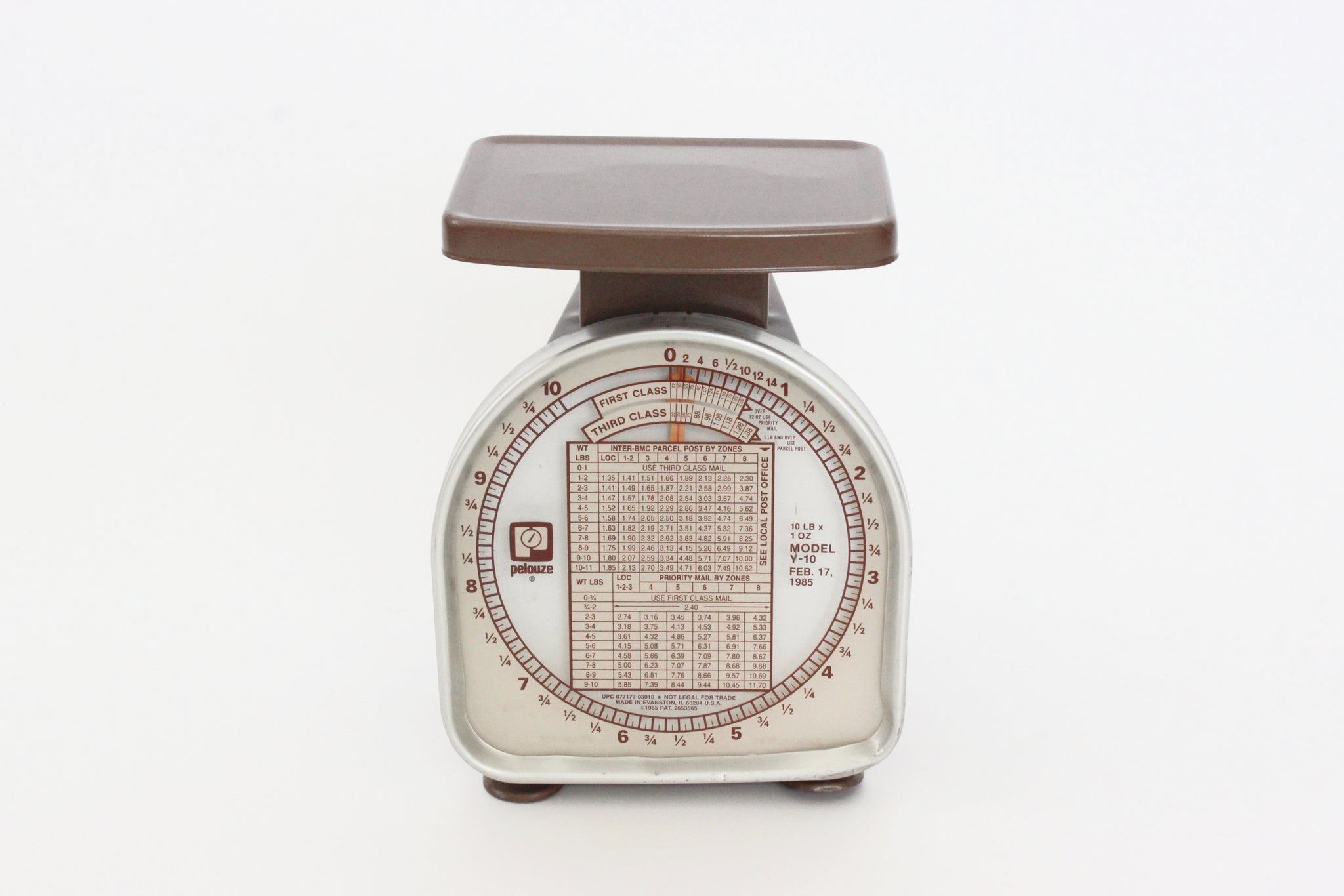 Vintage Postal Scale, 1985 Pelouze Metal Scale