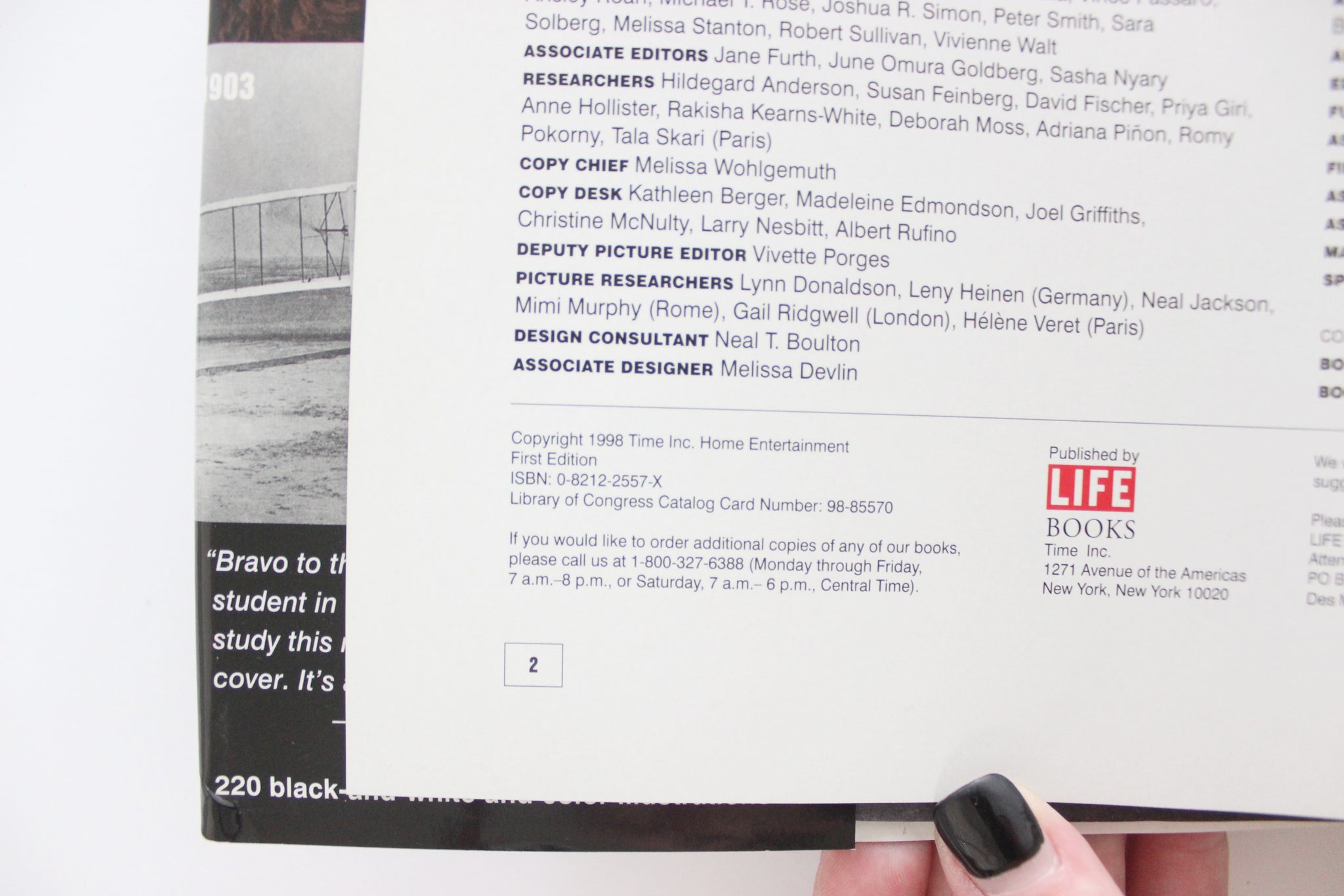 Vintage 1998 Edition, The Life Millennium Book