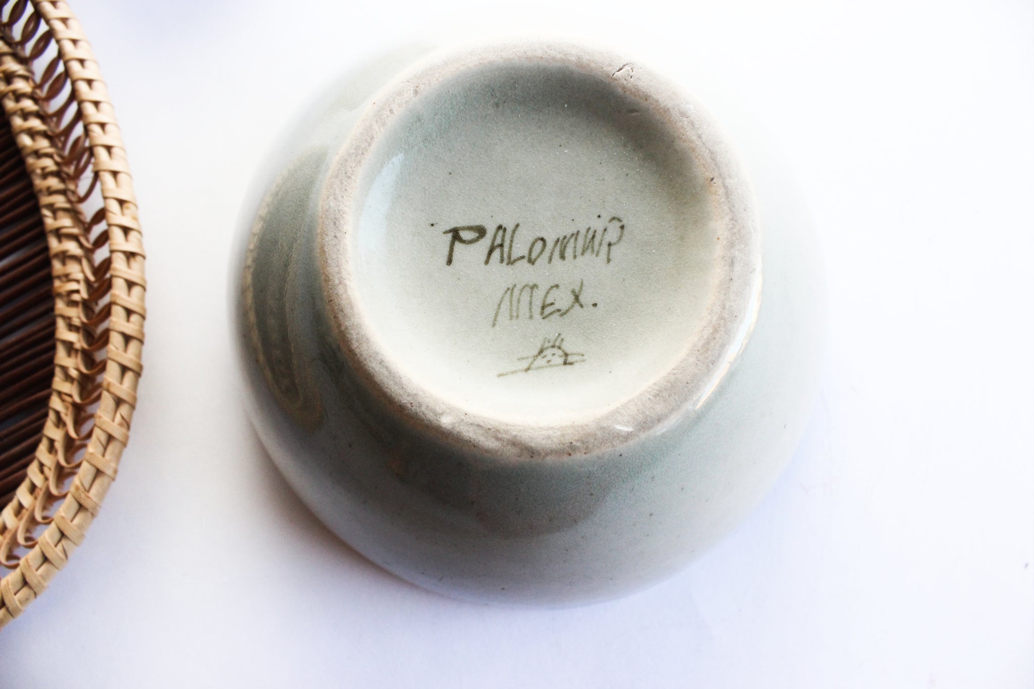 Hand Painted Mexican Bowl, Small Serving Bowl
