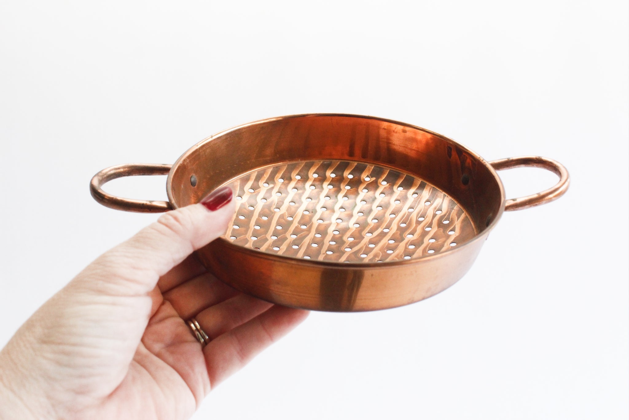 Copper Sifter, Vintage Strainer/Colander