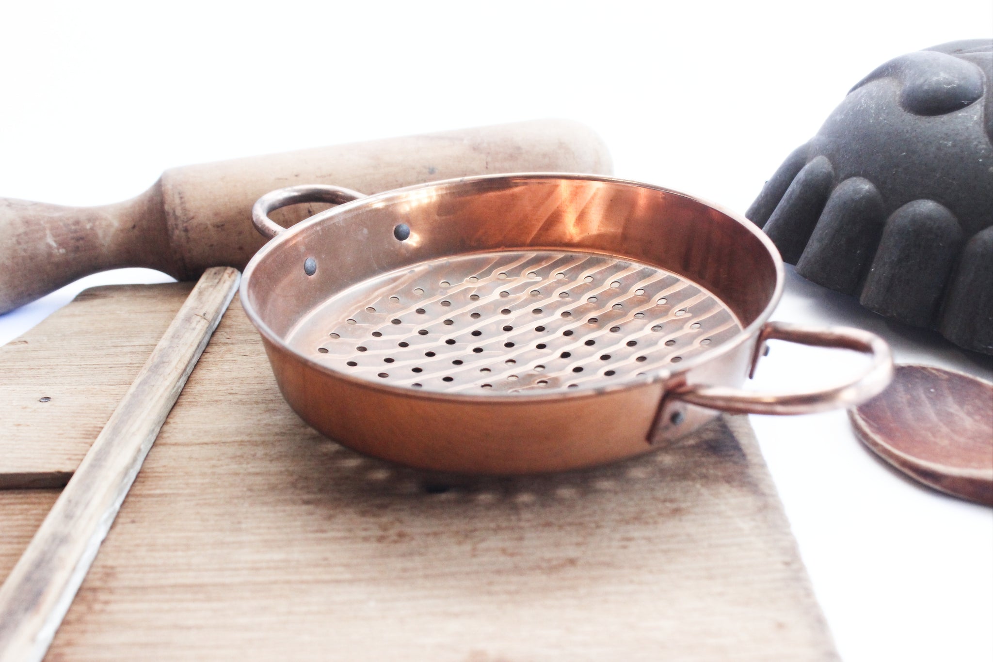 Copper Sifter, Vintage Strainer/Colander
