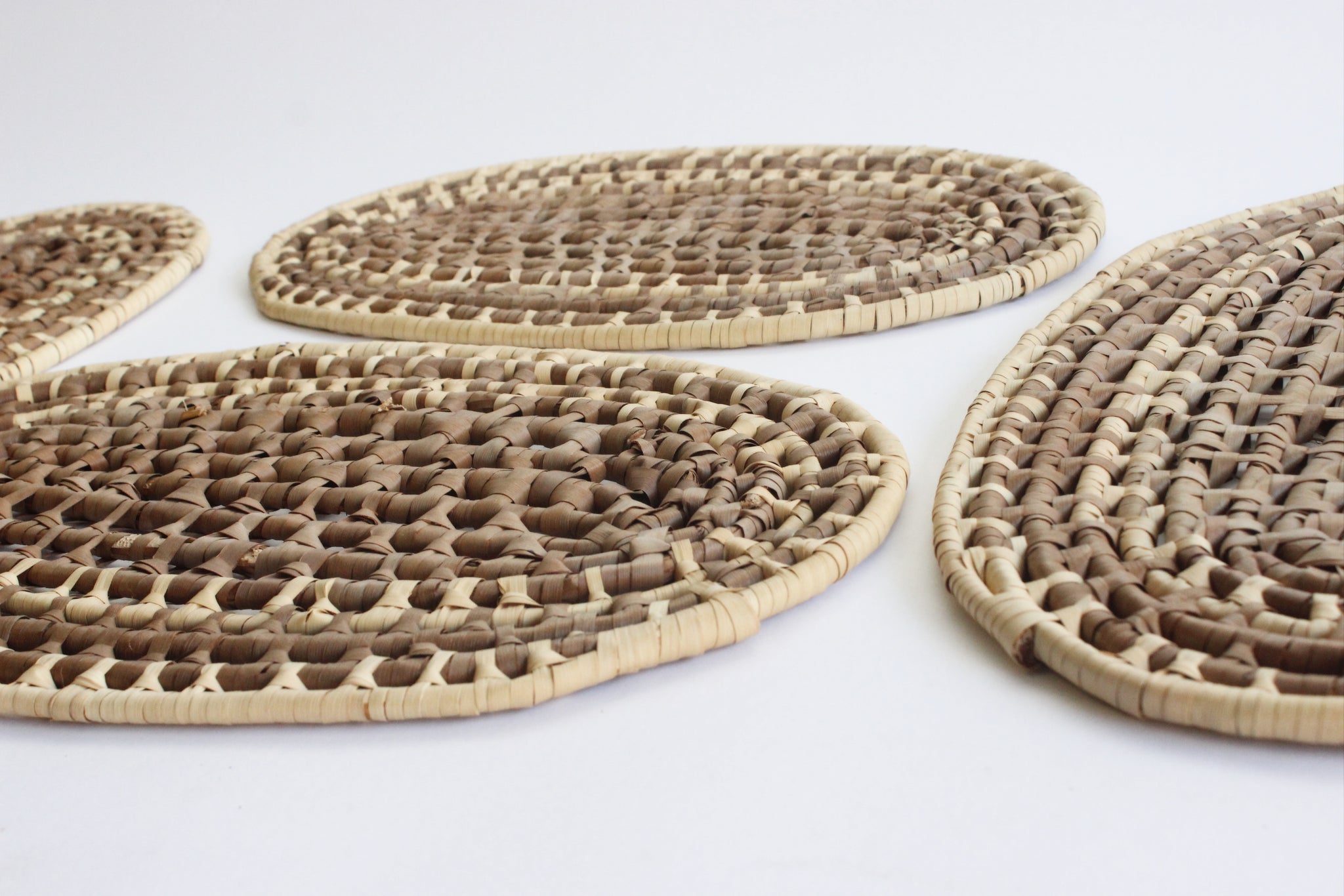 Natural Woven Placemats, 1970s Woven Placemats
