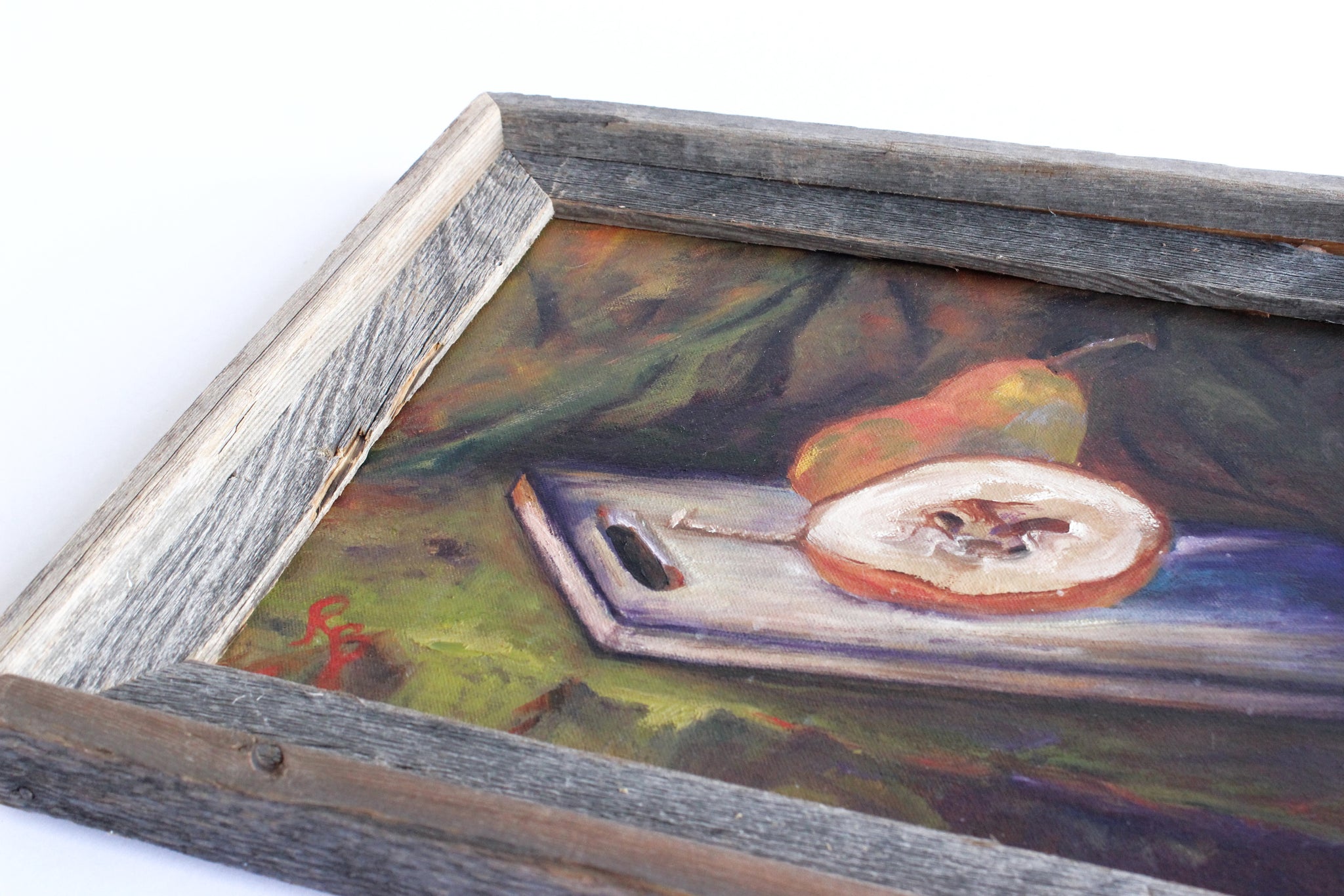 Vintage Original Painting, Oil On Canvas Still Life