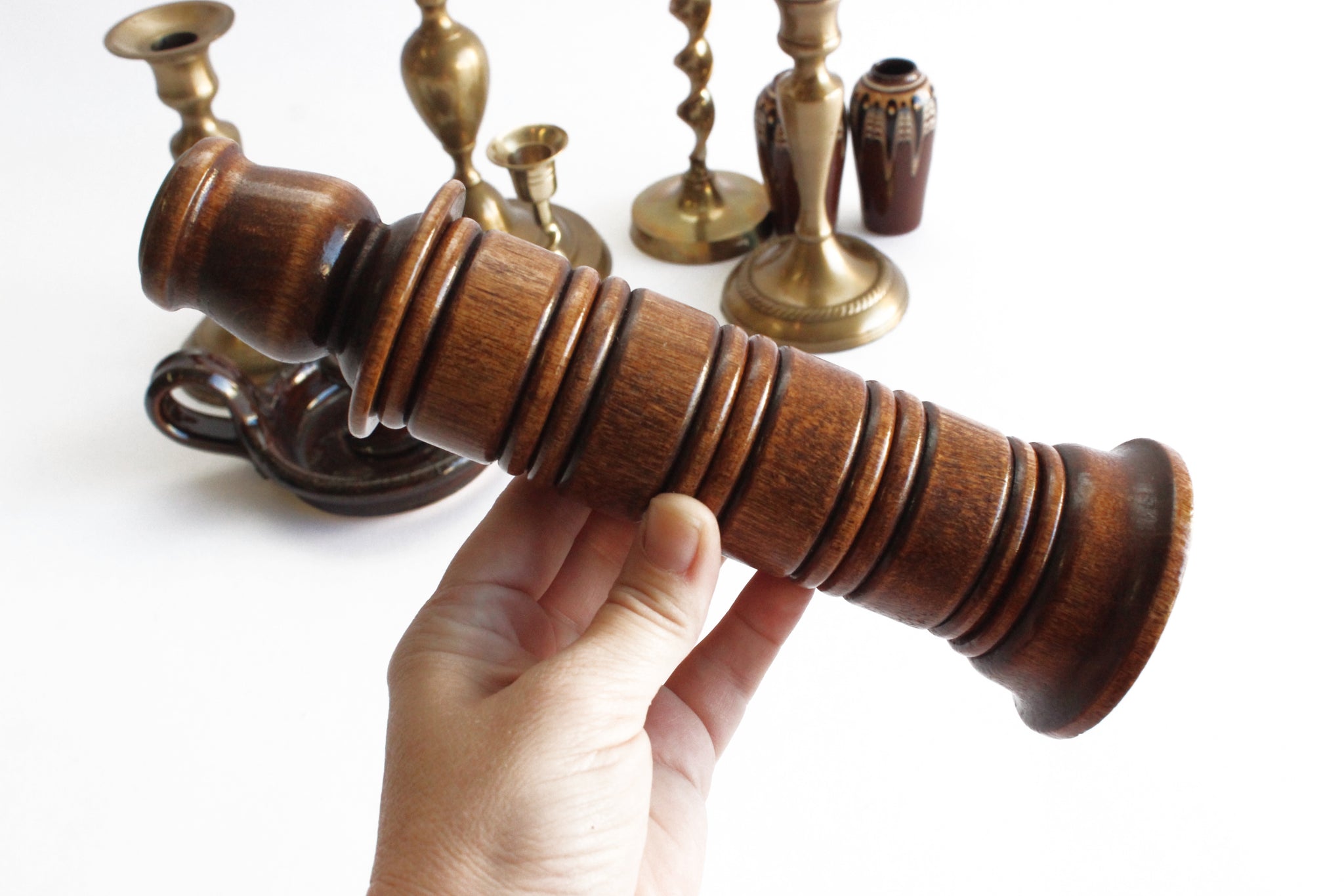 Vintage Mid Century Candlestick Holder