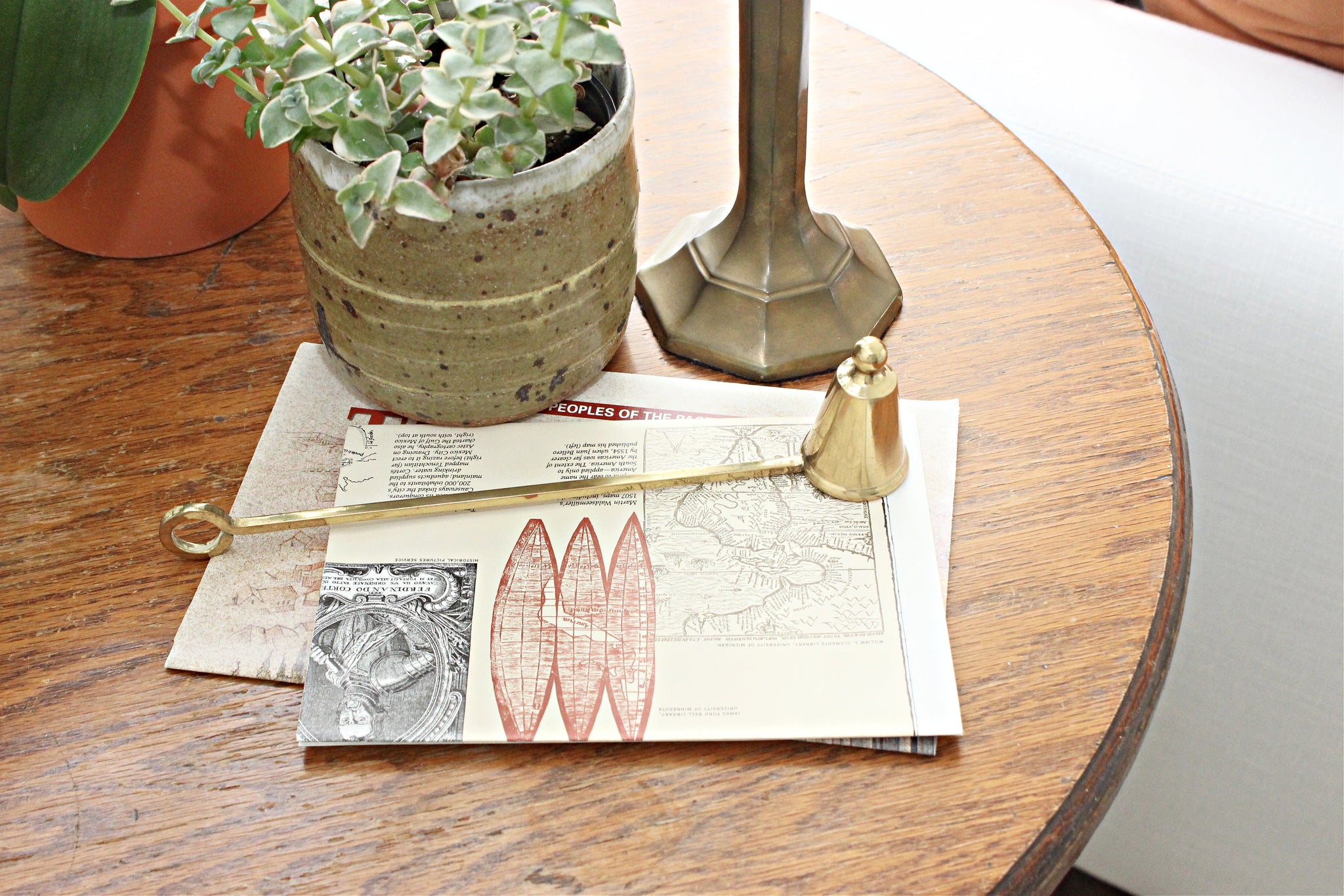 Vintage Brass Candle Snuffer
