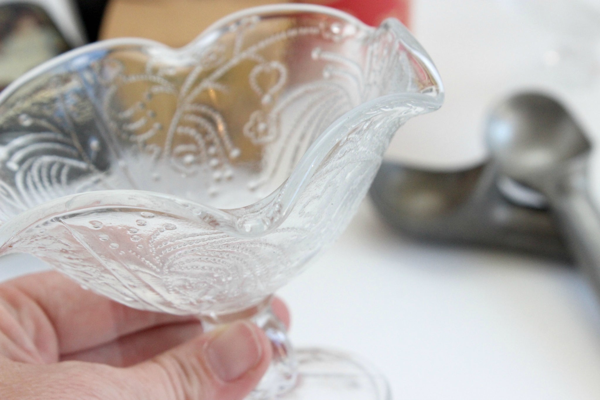 Vintage Ice Cream Sundae Bowls, Glass Dessert Cups