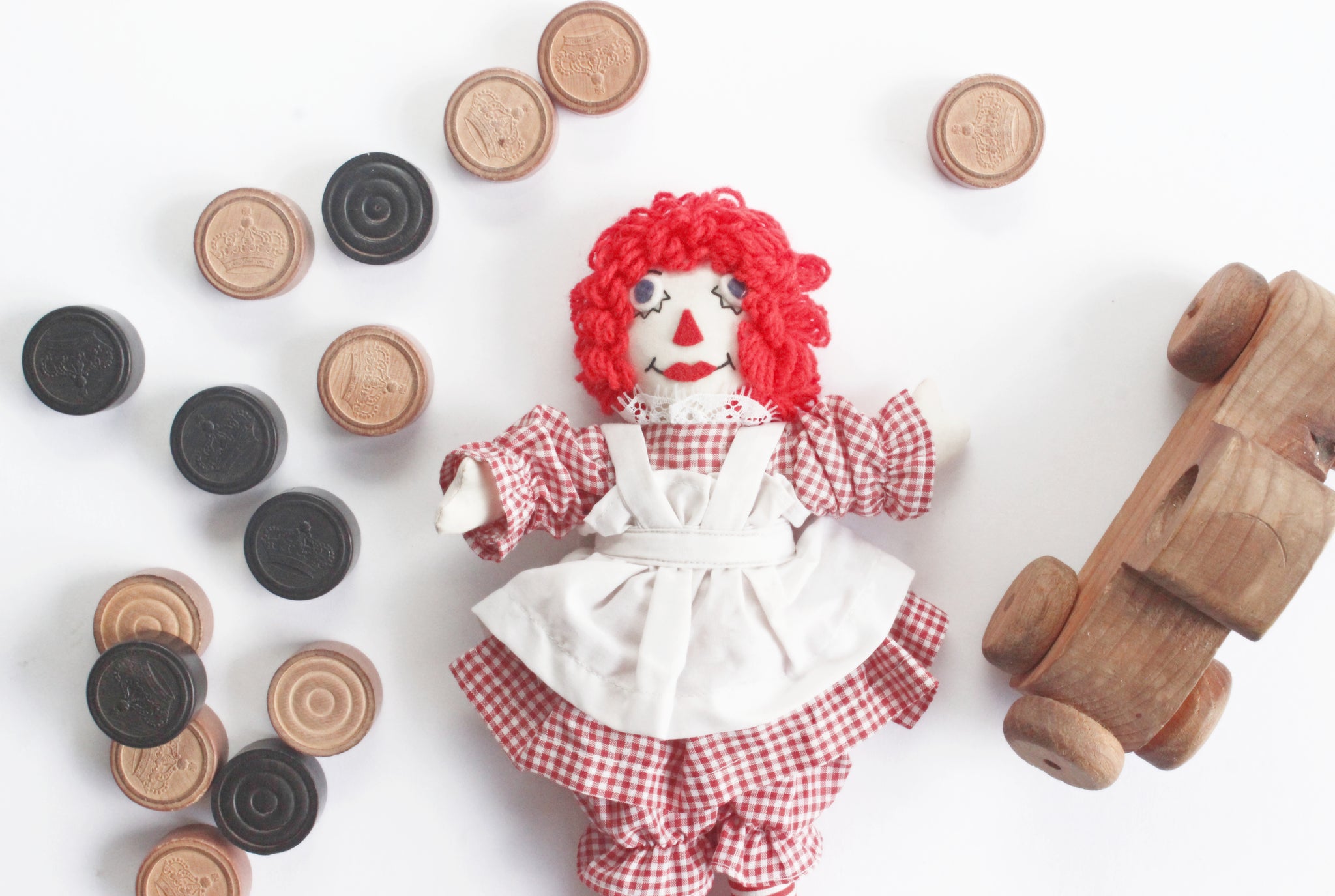 Vintage Handmade Raggedy Ann Doll