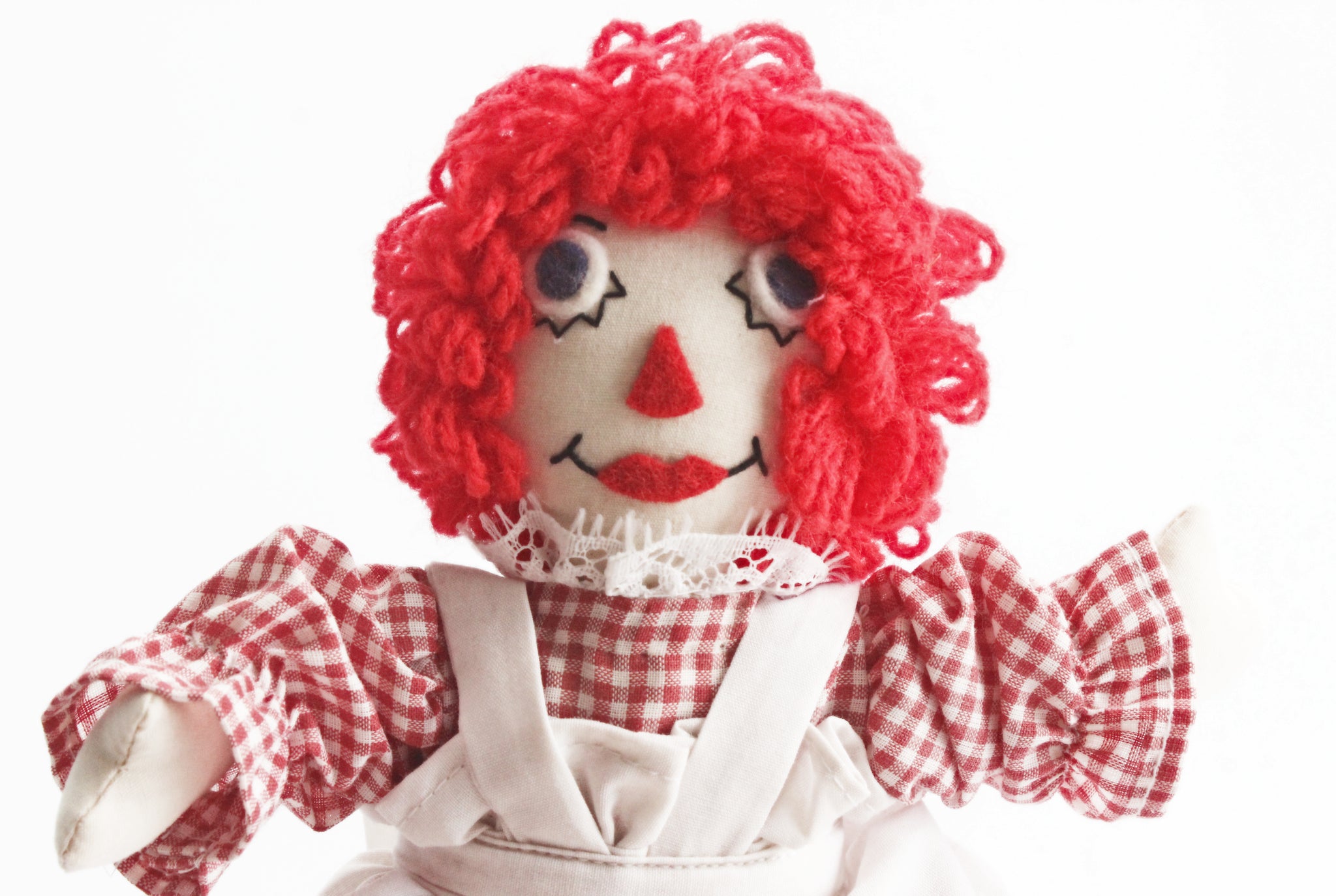 Vintage Handmade Raggedy Ann Doll
