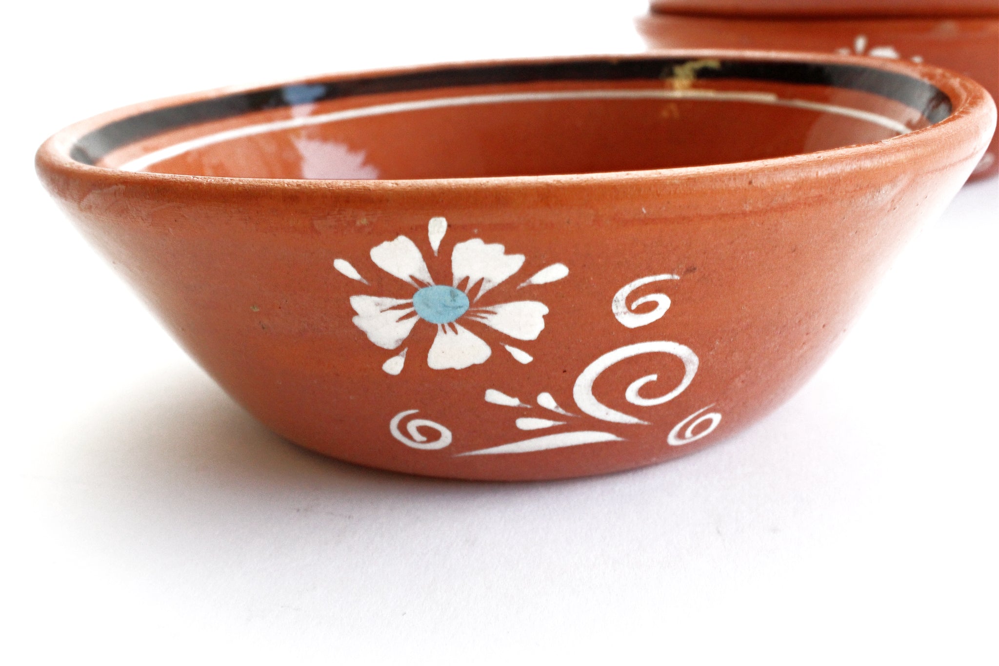 Set of 5 Vintage Terra-Cotta Bowls