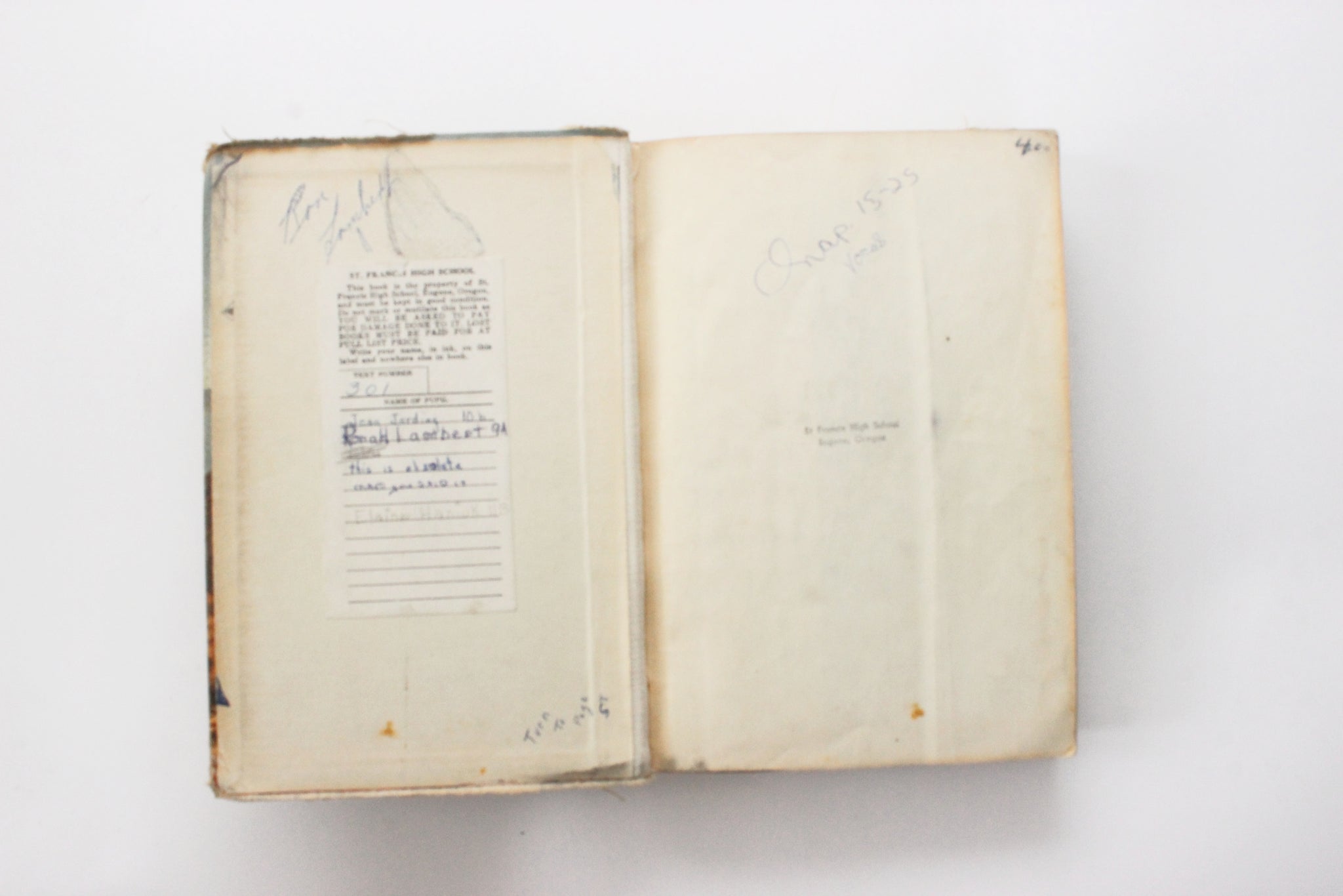 Vintage Hardcover Textbook Book Titled, "El Camino Real"