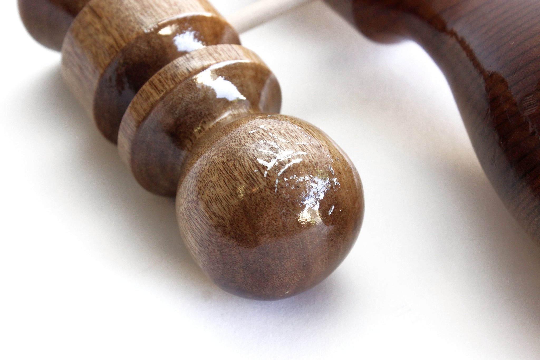 Wood Candlestick Holder, Mid Century Modern Home Decor