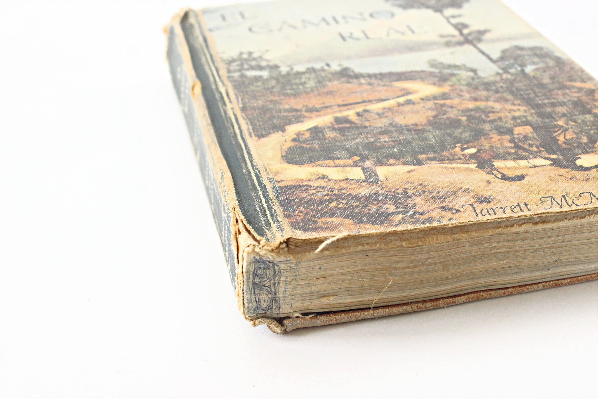 Vintage Hardcover Textbook Book Titled, "El Camino Real"