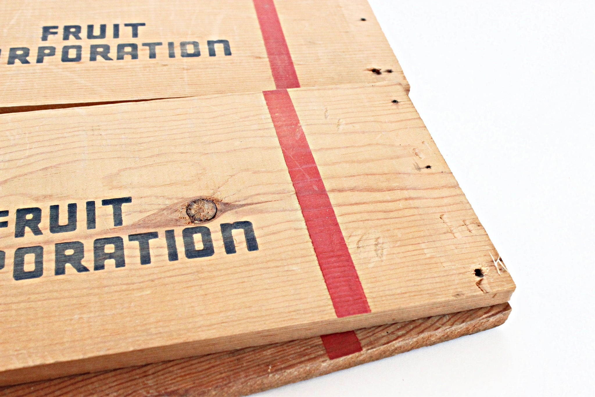 Vintage Wooden Sign, Fruit Box Crate Board