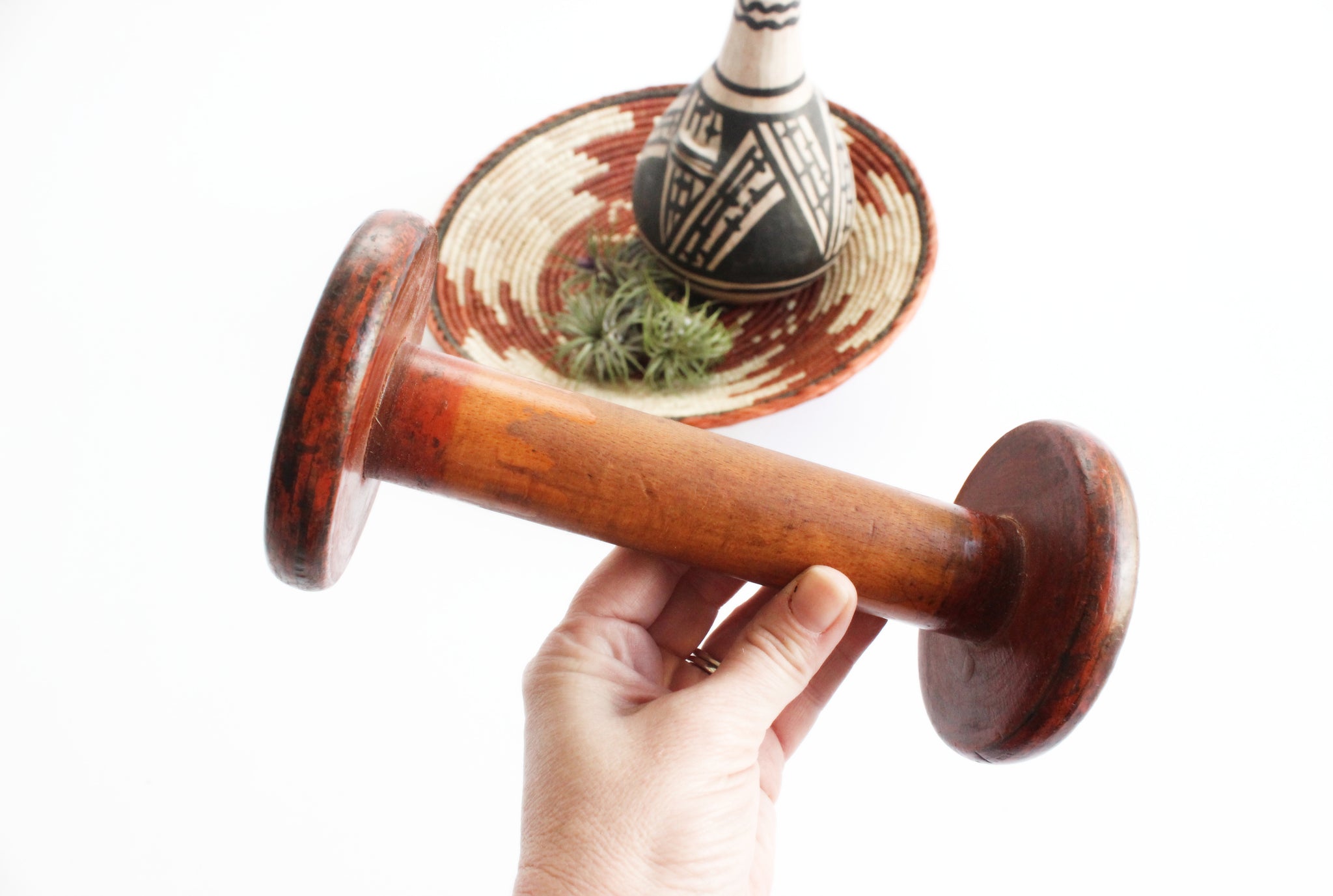 antique yarn spool