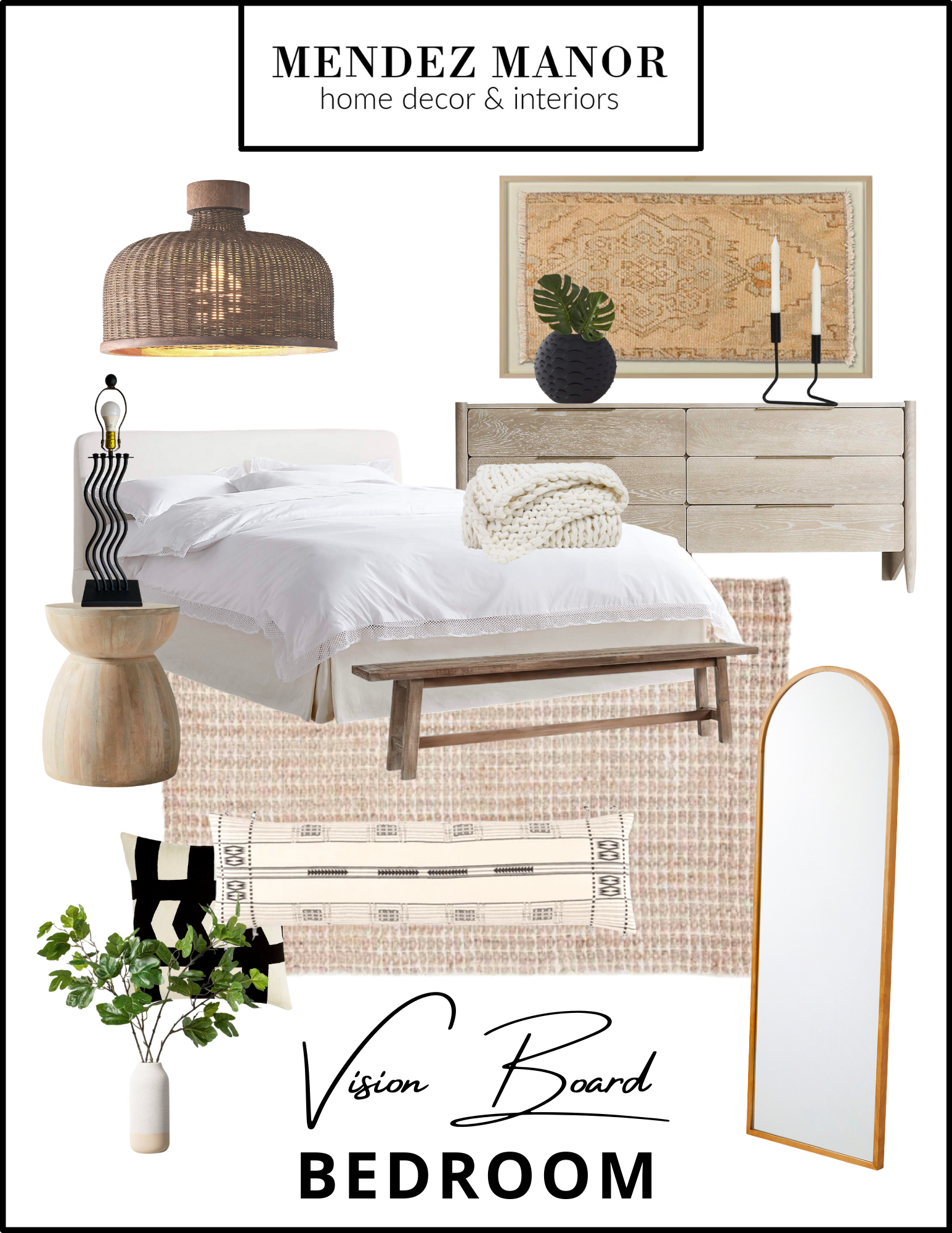 Relaxed Bedroom Design with Neutral Tones