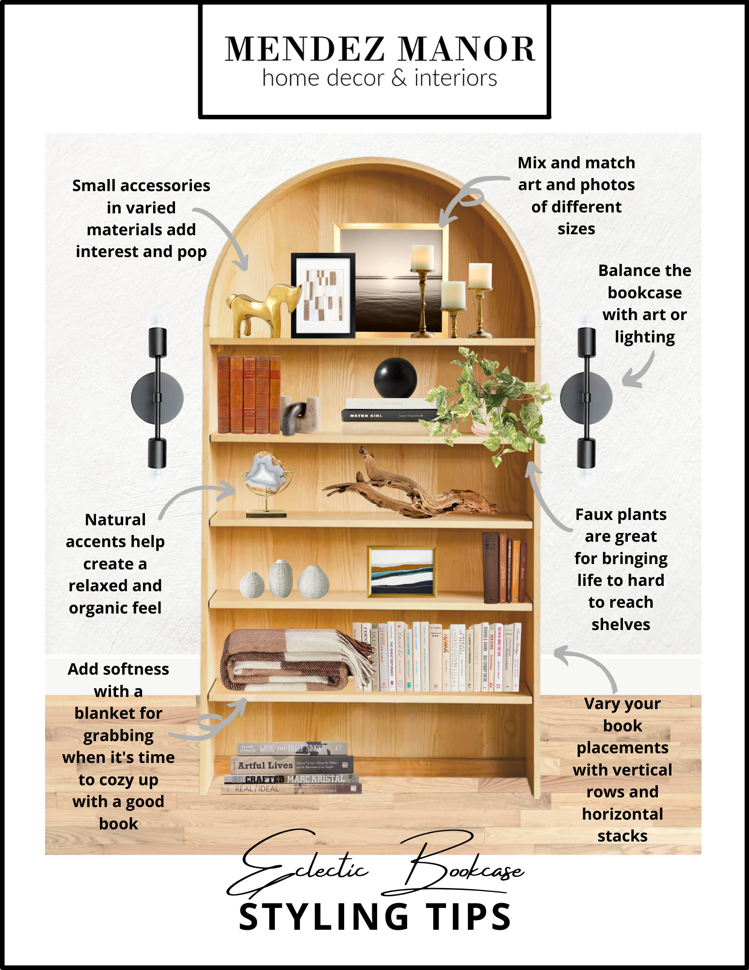 How to Style a Bookshelf with Personality: Eclectic Bookcase Styling Tips