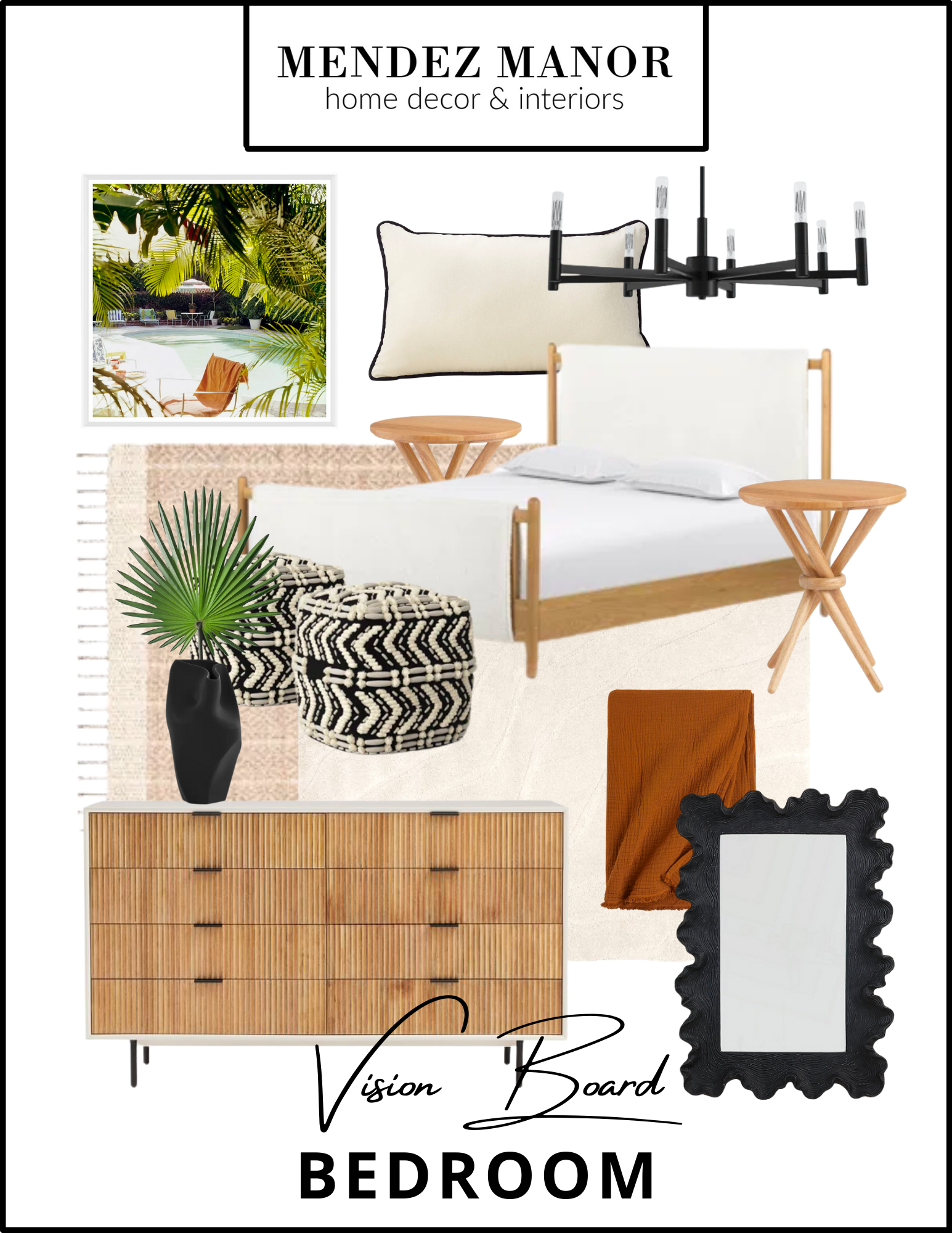 Contemporary Beach Bungalow Bedroom Design