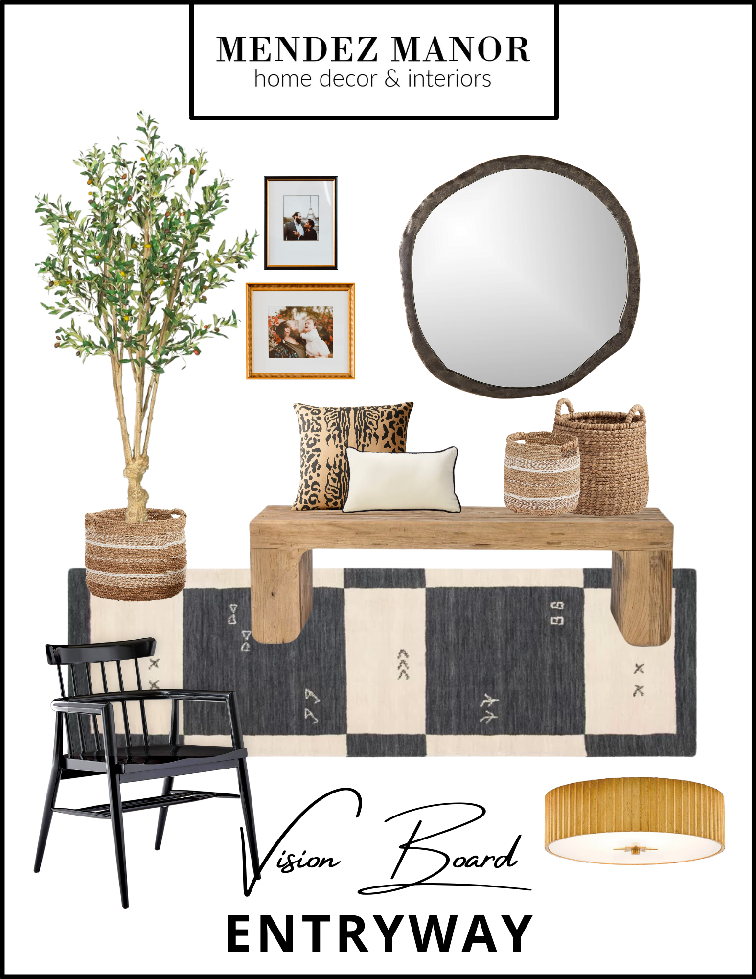 Contemporary Entryway with Organic Elements