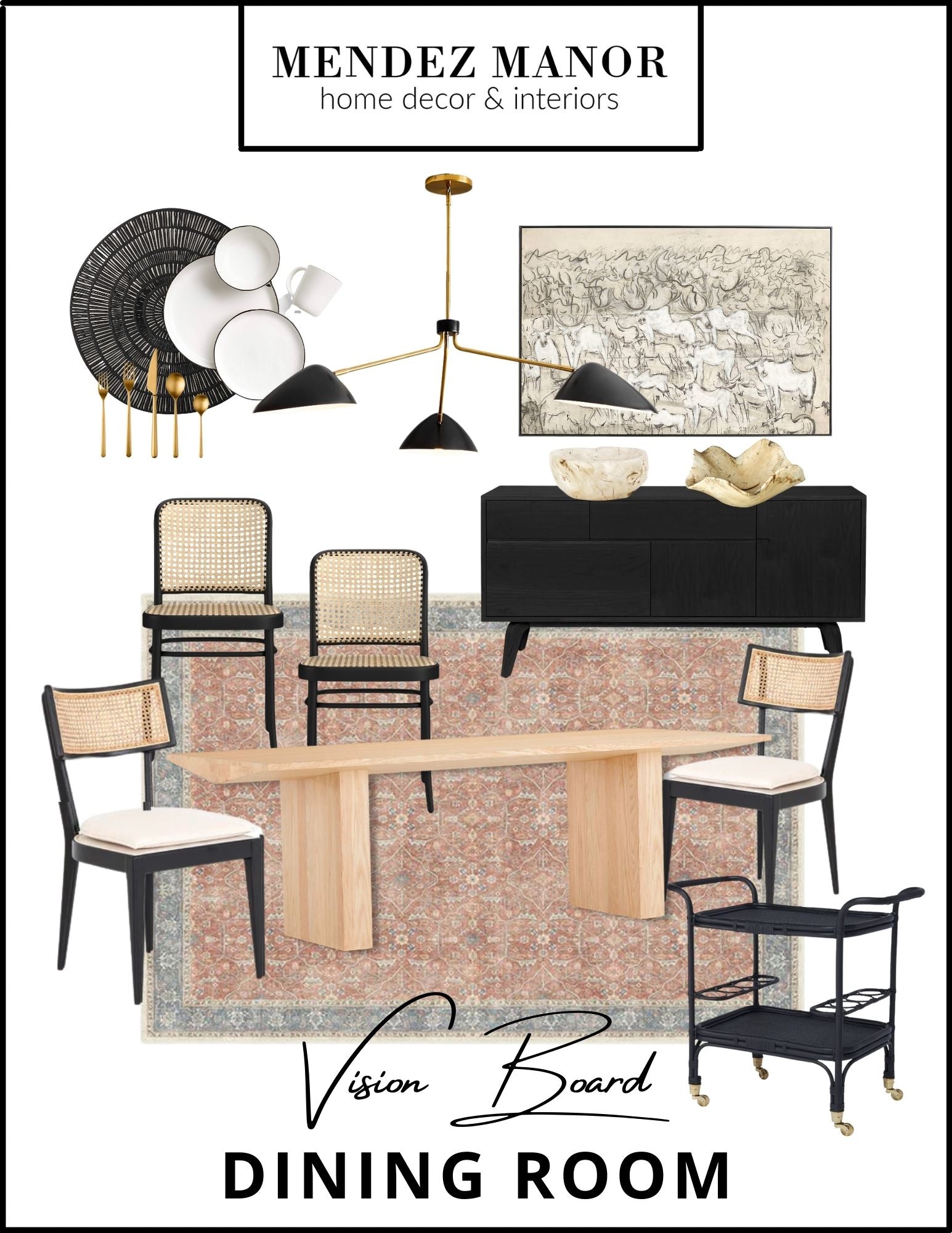 Modern Dining Room Design With Table From Crate & Barrel