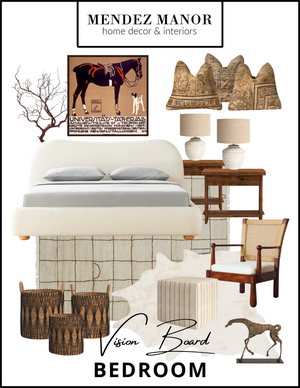 California Casual Equestrian-Inspired Bedroom Design