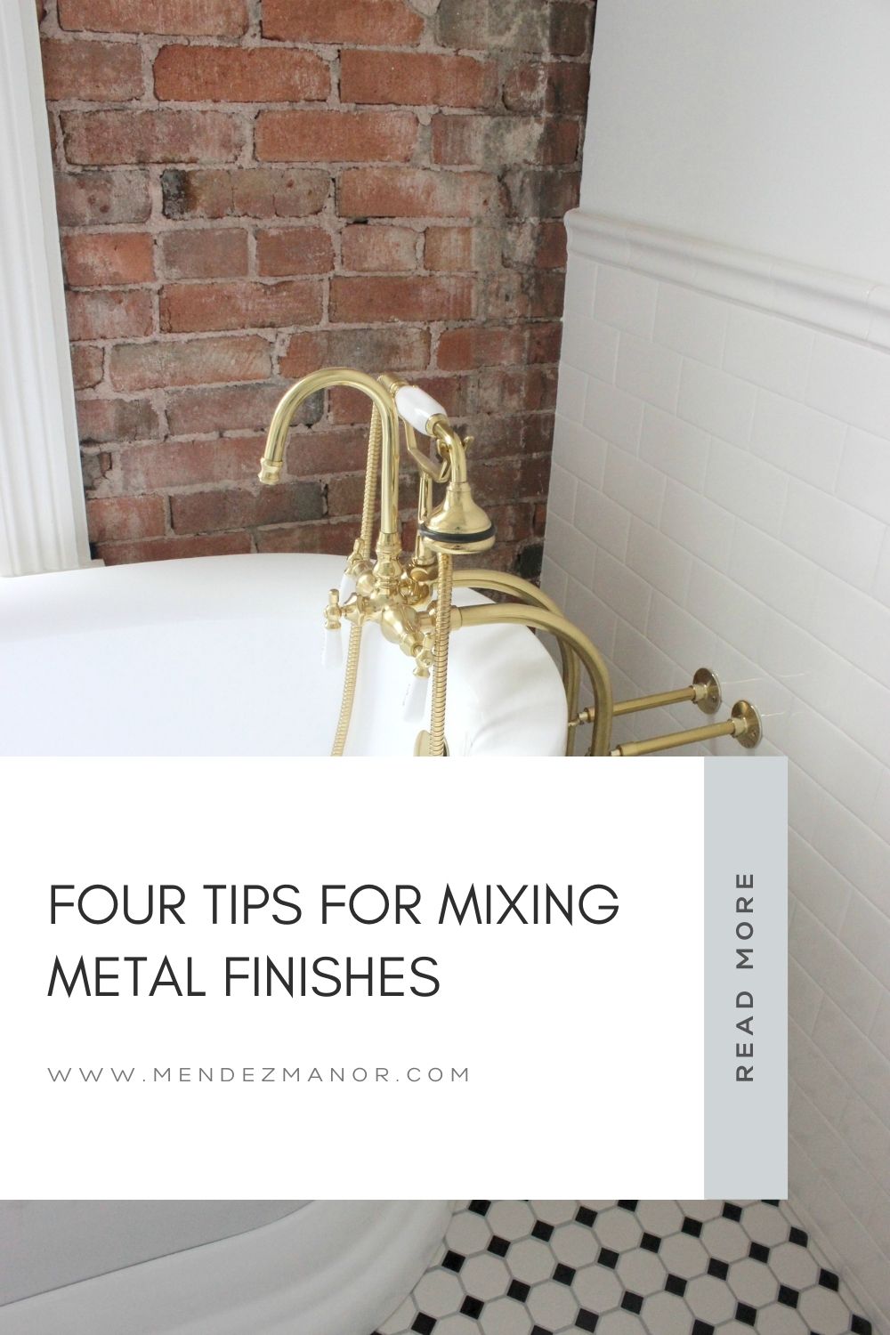 How To Mix Metal Finishes In Your Home Four Tips For A Cohesive Look