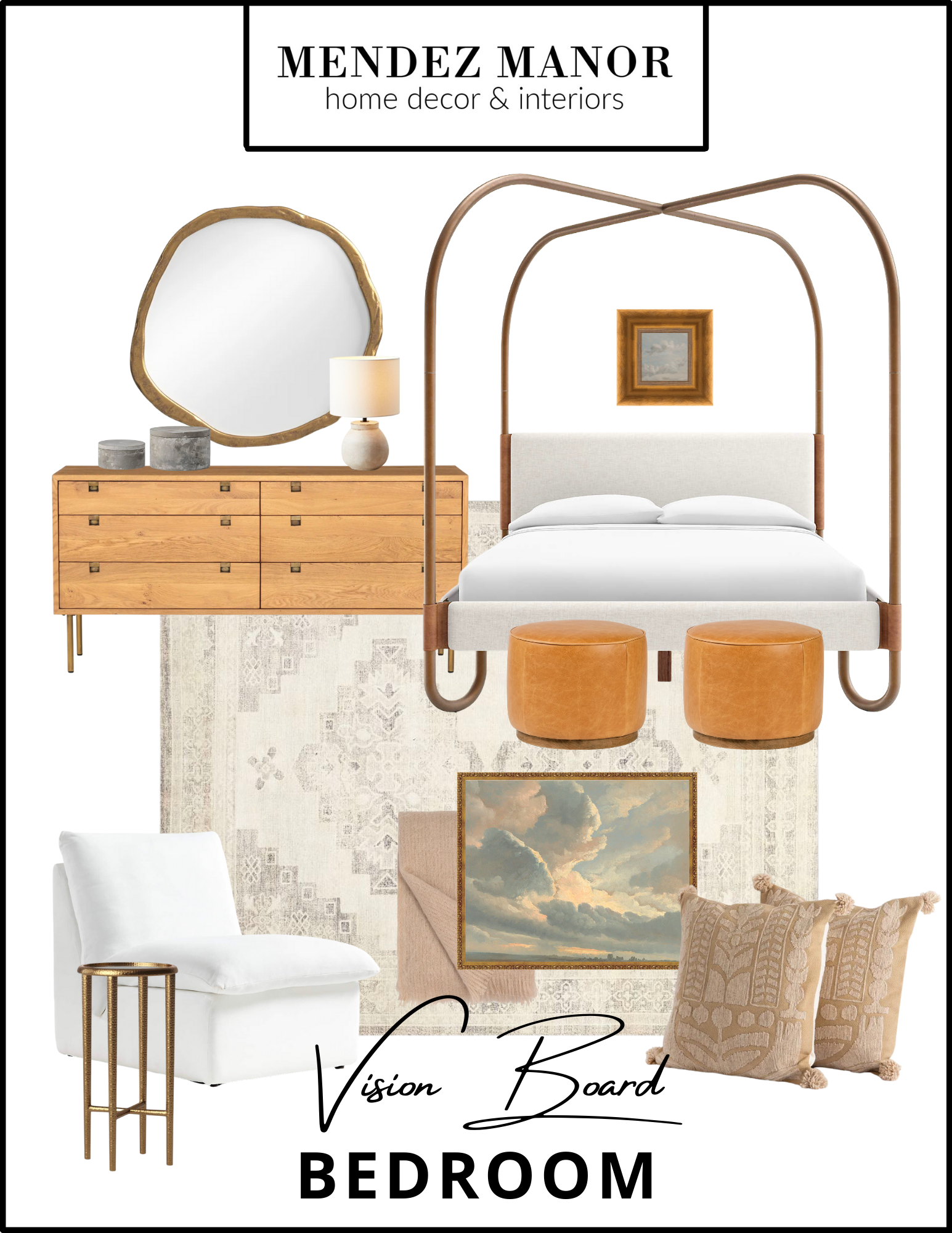 Dreamy Neutral Bedroom Design