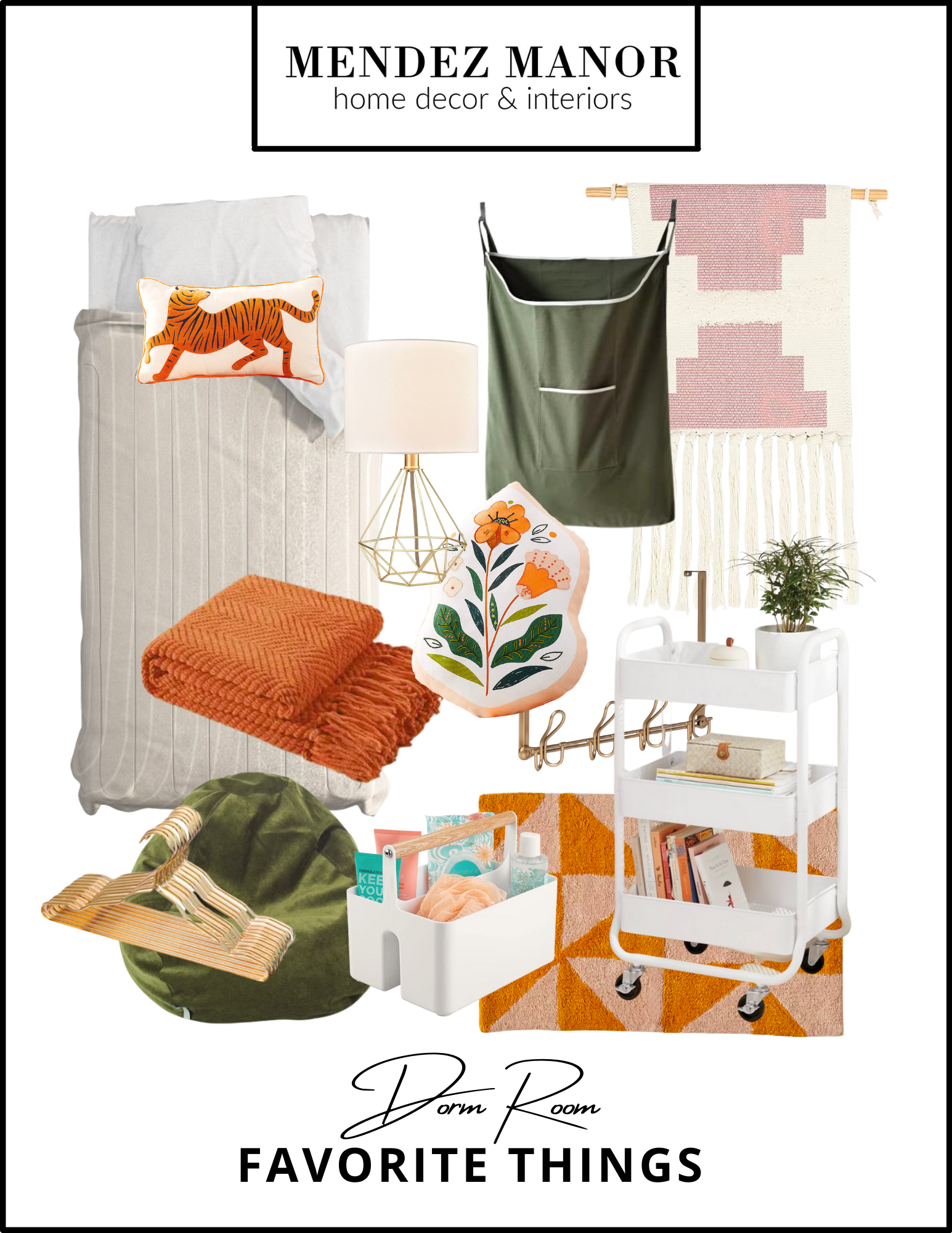 Girls' Dorm Room Favorites
