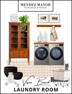 Homey Laundry Room Design