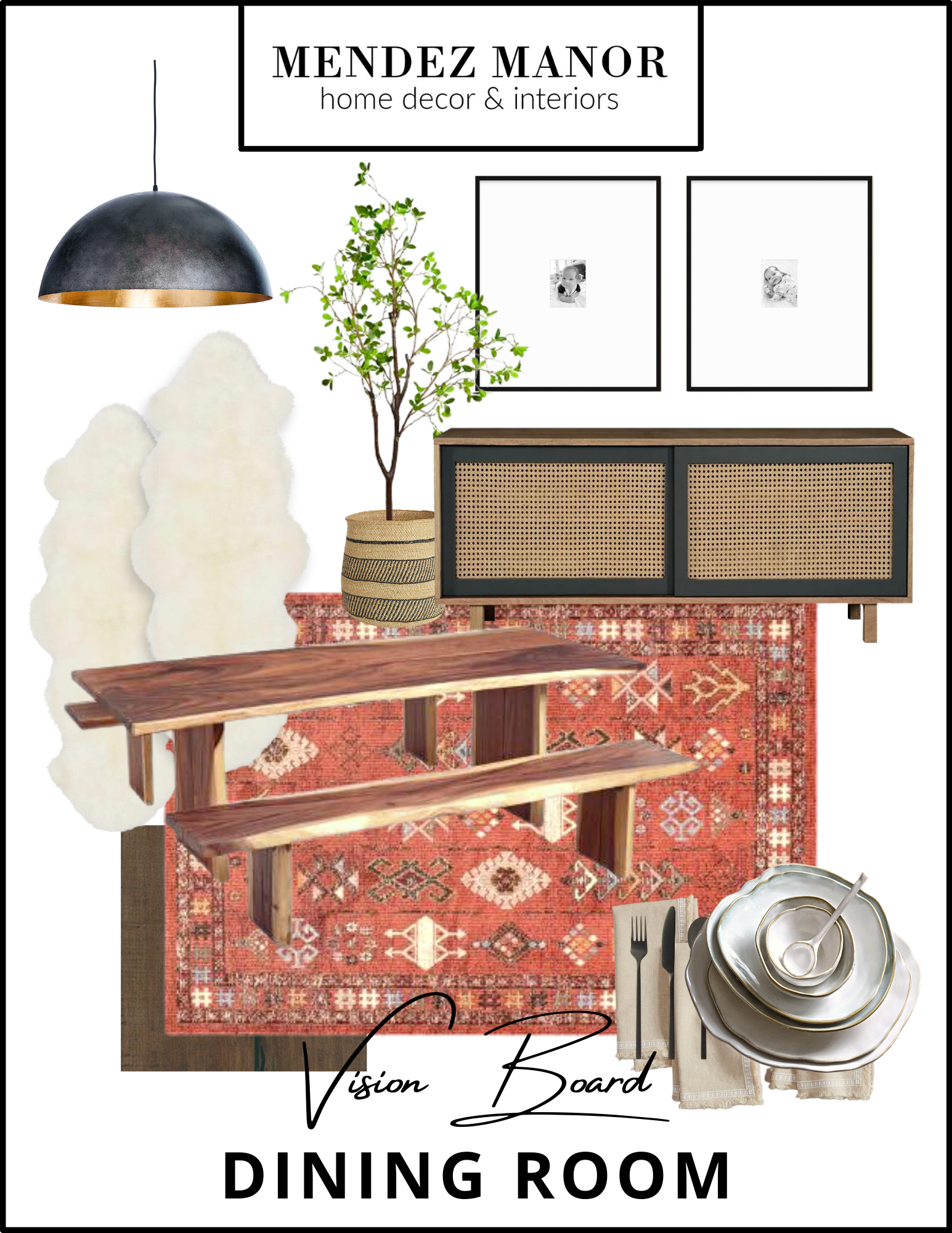 Dining Room Design with Natural Elements