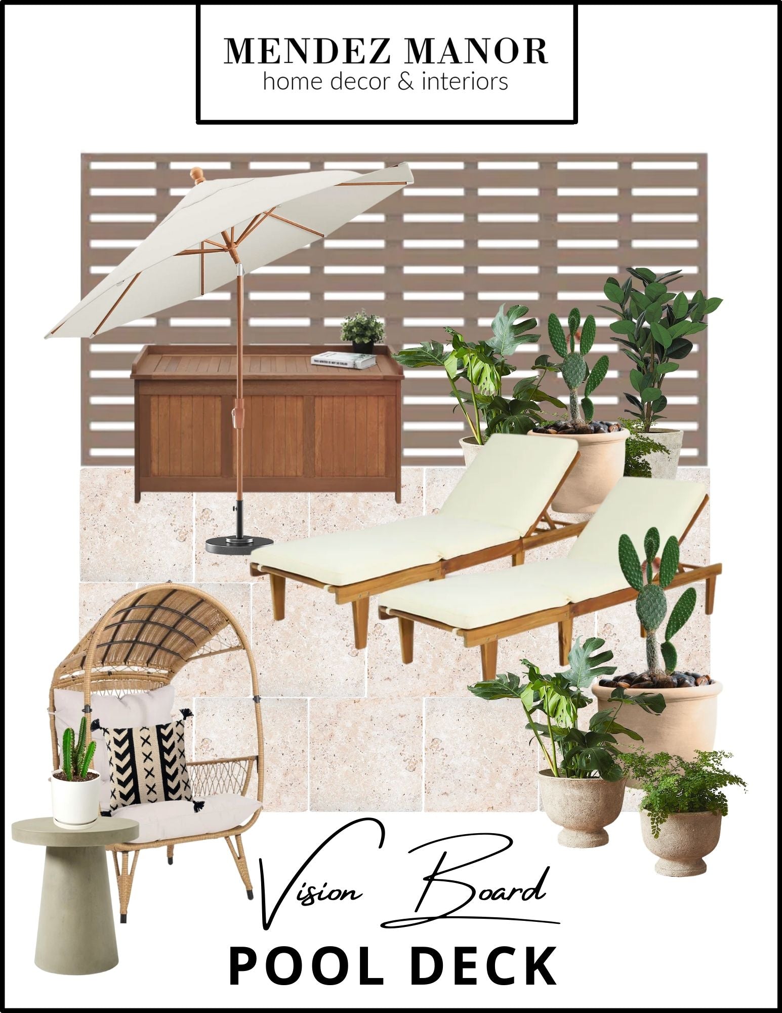 California Casual Pool Deck Design